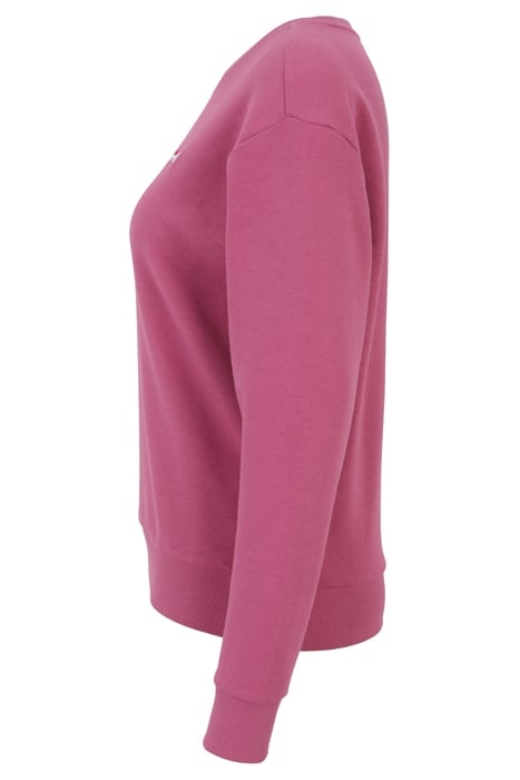 BANTIN SLIGHTLY CROPPED CREW SWEAT RED VIOLET 6