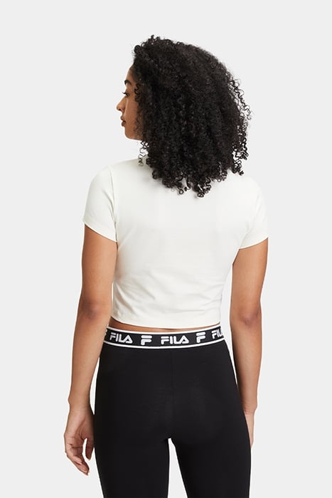 LATINA CROPPED TEE ANTIQUE WHITE 2