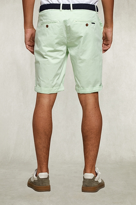 COTTON CHINO SHORT CRESS GREEN 2