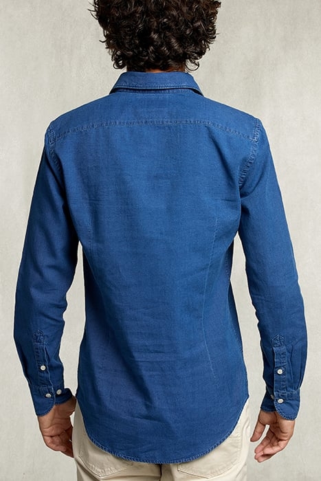 SLIM FIT DENIM SHIRT BLUE BLUE 2