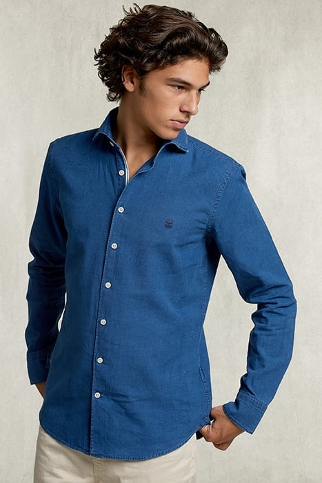 SLIM FIT DENIM SHIRT BLUE BLUE 1