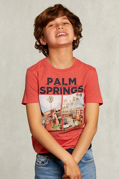 NORMAL FIT BASIC T-SHIRT MIX DK COSMOPOLITAN PINK 1