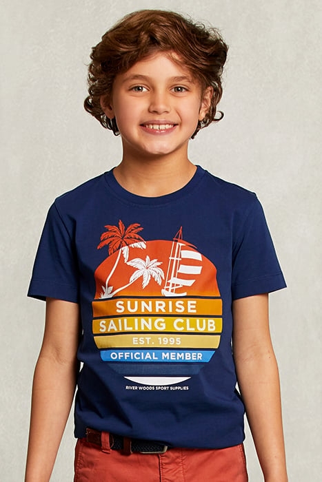 NORMAL FIT BASIC T-SHIRT OXFORD BLUE BLUE 1