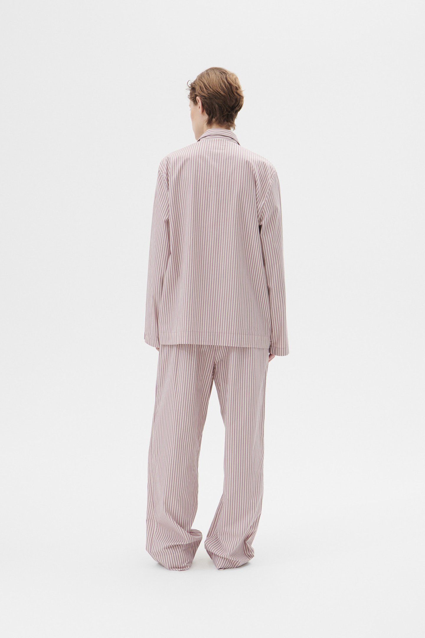 UNISEX POPLIN, PYJAMAS PANTS SKIPPER STRIPES 2