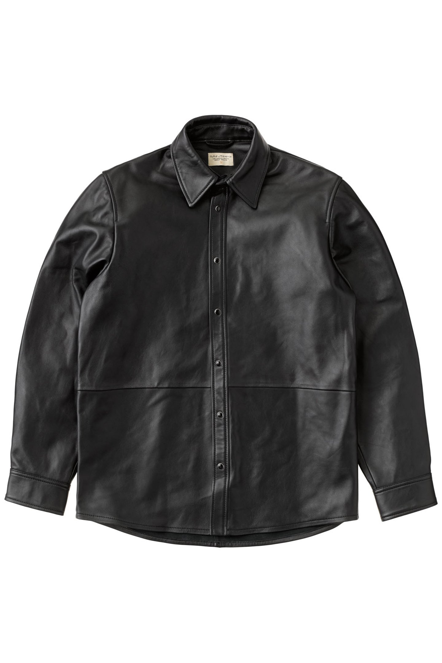 HUGO LEATHER SHIRT BLACK 1