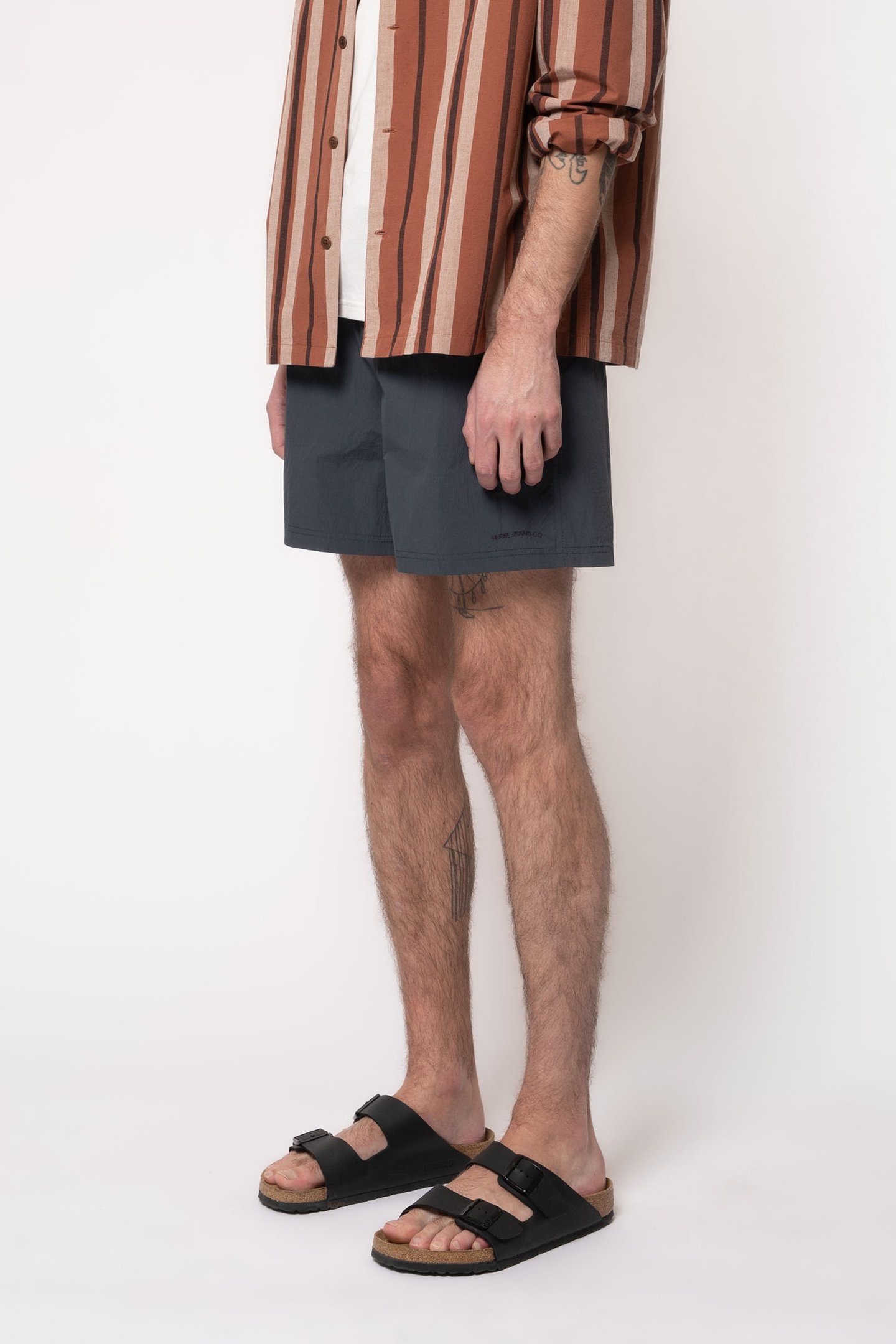 SWIM TRUNKS SOLID NAVY 3