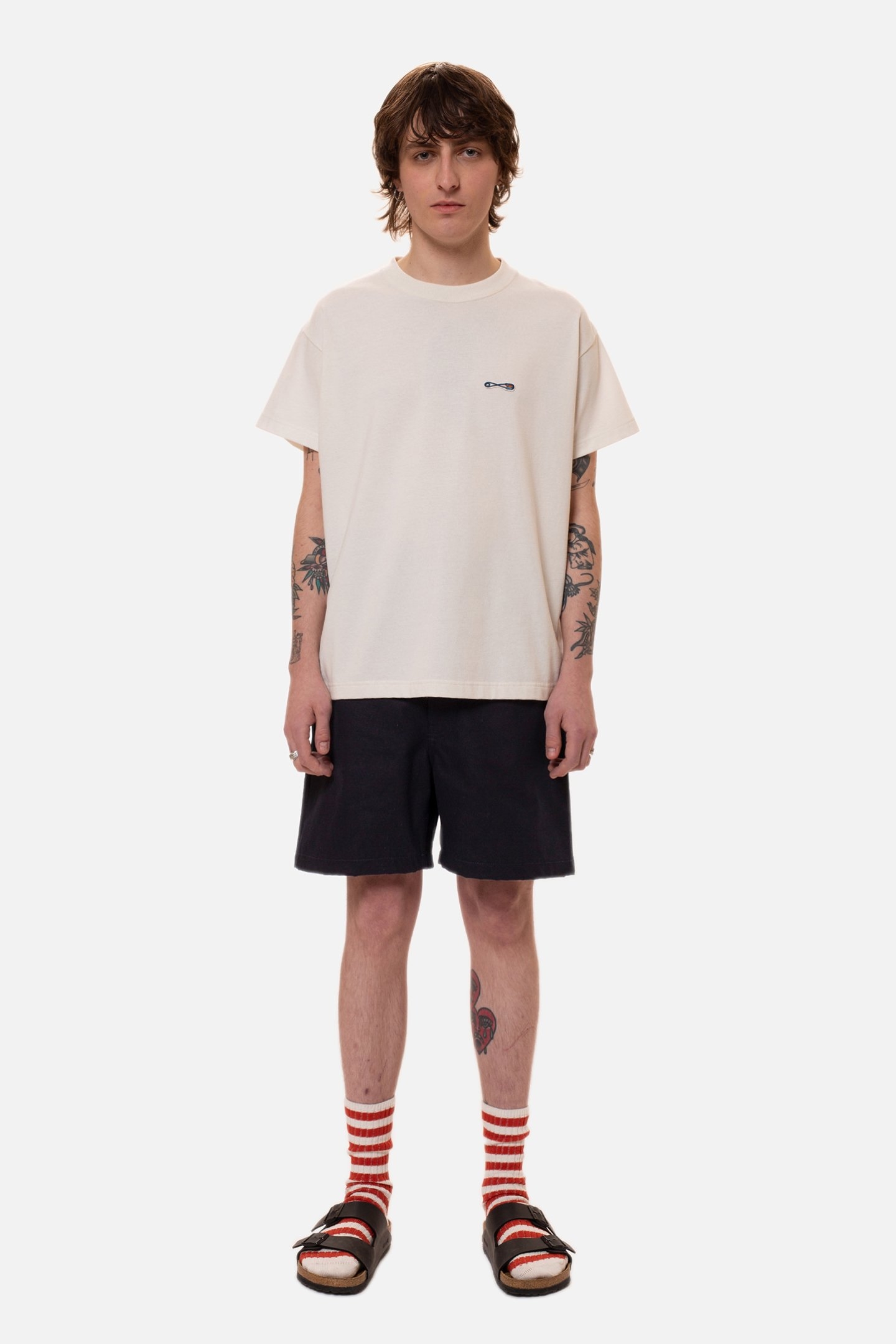 LUKE WORKER SHORTS REBIRTH NAVY 1