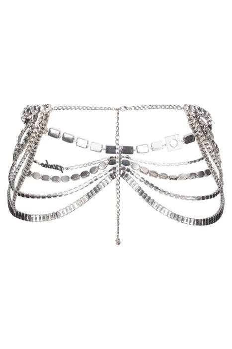 CHRISTELLE BELT NICKEL/CRYSTAL 2