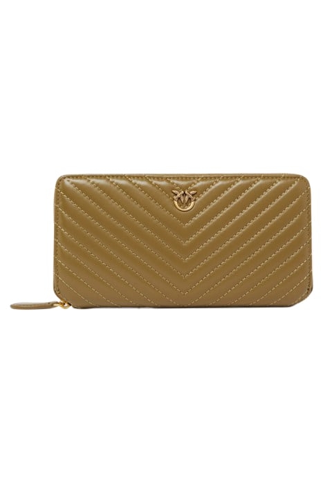 RYDER ZIP AROUND SHEEP NAPPA C PLANTATION-ANTIQUE GOLD 1