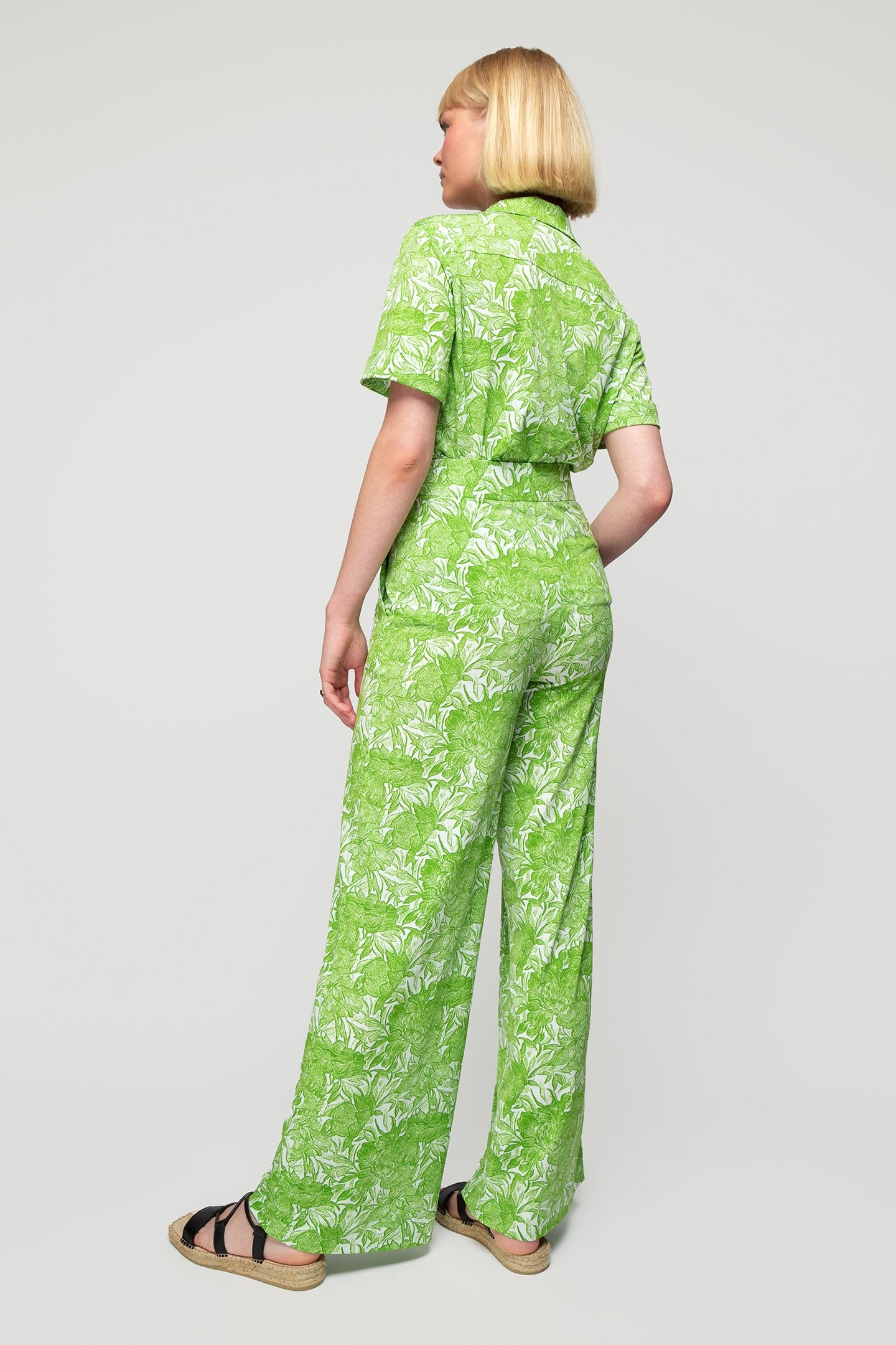 BLOUSE FLORAL DESSIN JASMINE GREEN/ECRU 2