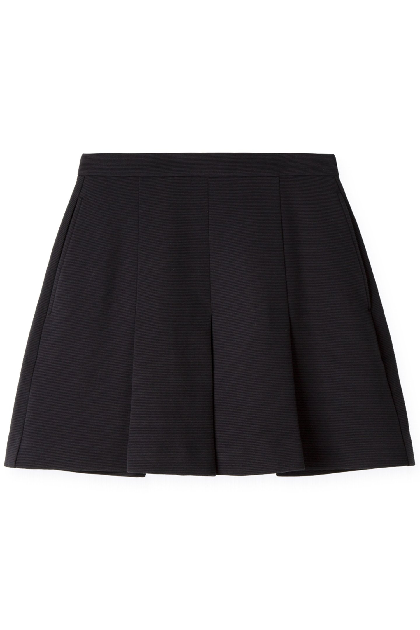 RIBBED PLEAT SKIRT DARK NAVY 3