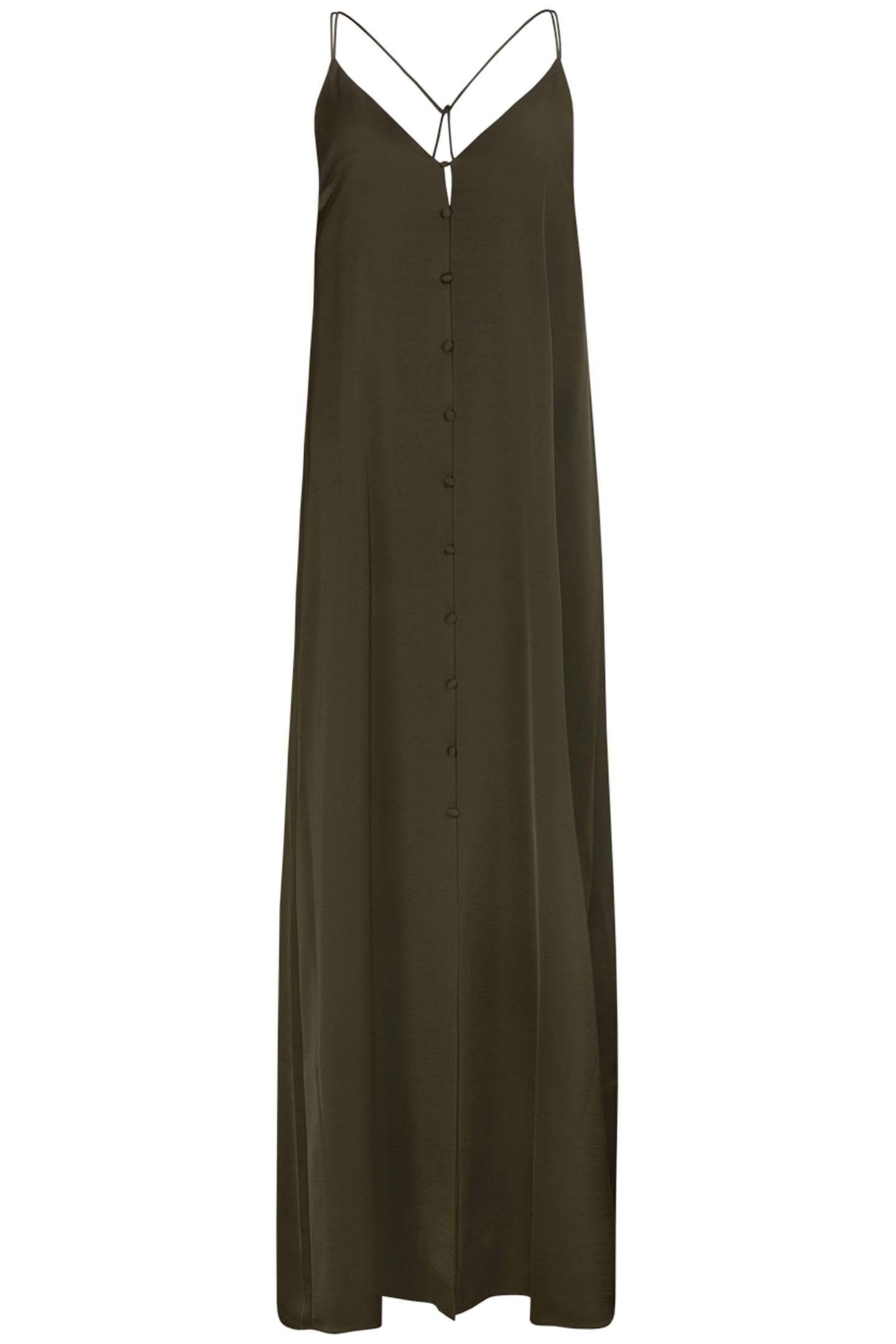 LOAN SATIN DRESS JUNGLE LEAF 3