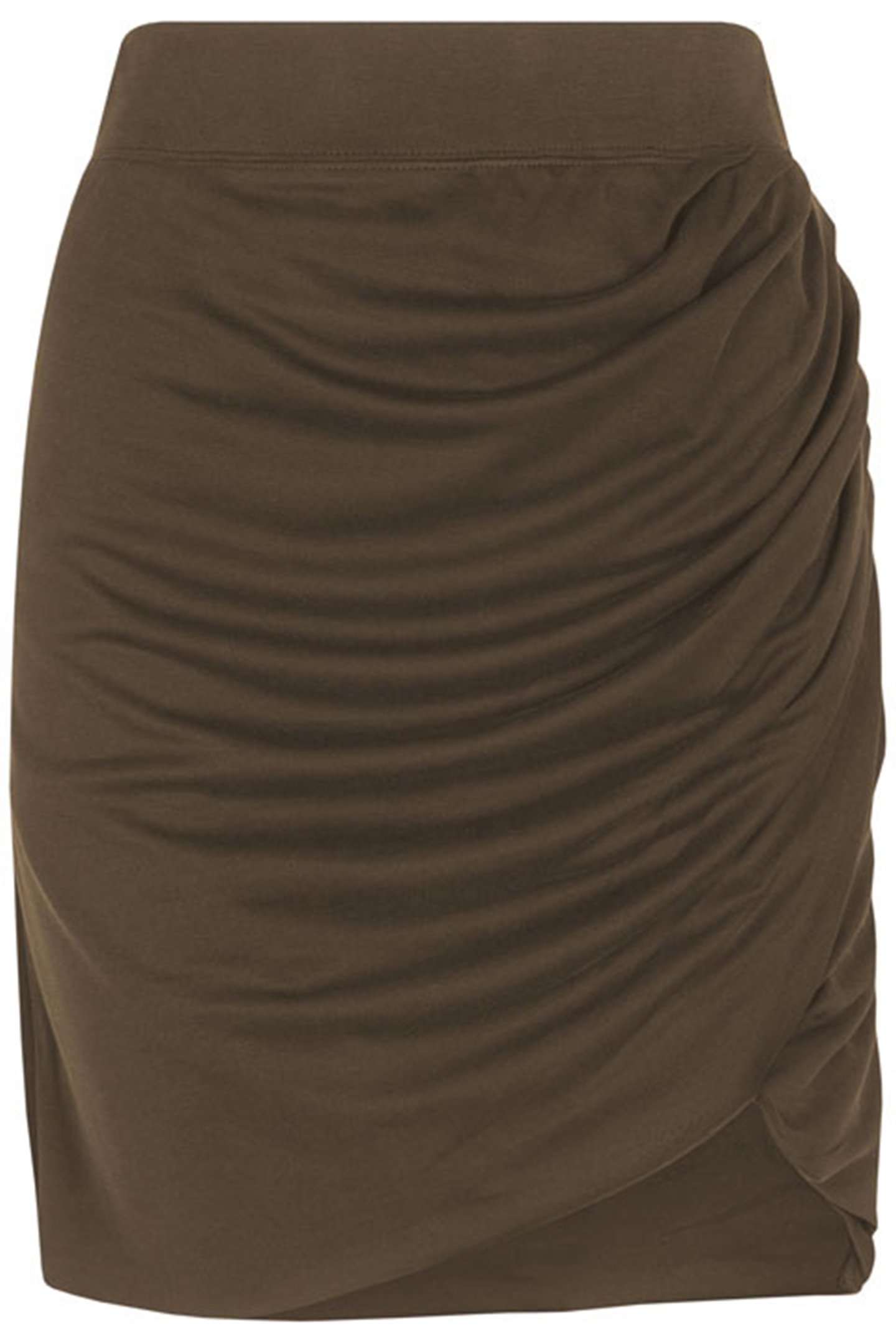 TALIE DRAPEY PLEATED SKIRT UTILITY GREEN 3