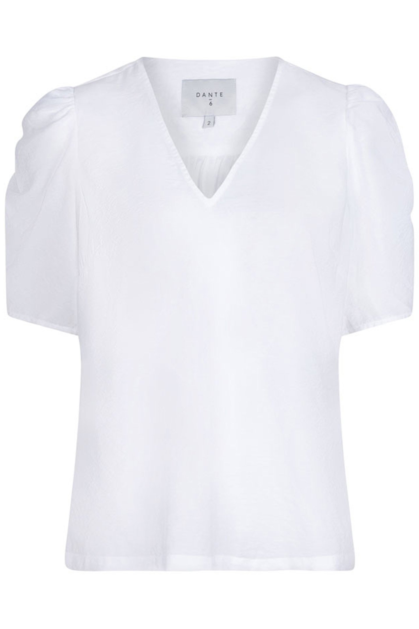 LYZA V-NECK TOP OPTIC WHITE 1