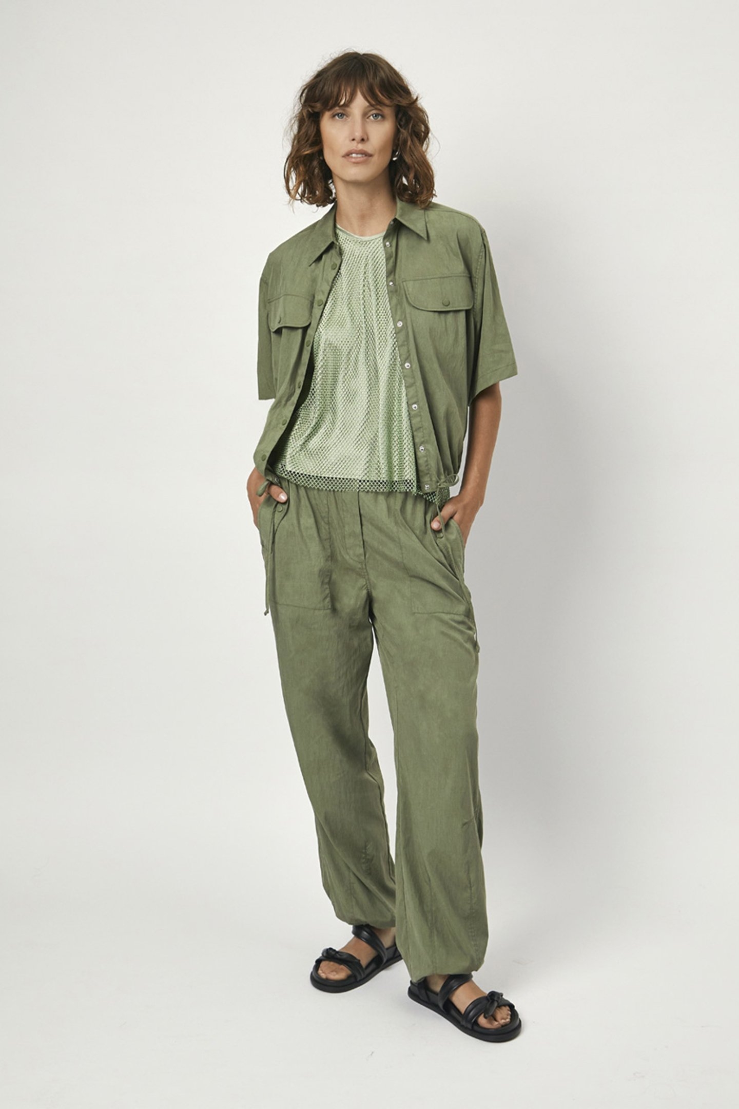 NARCISSE RHINESTONE TOP MATCHA 2