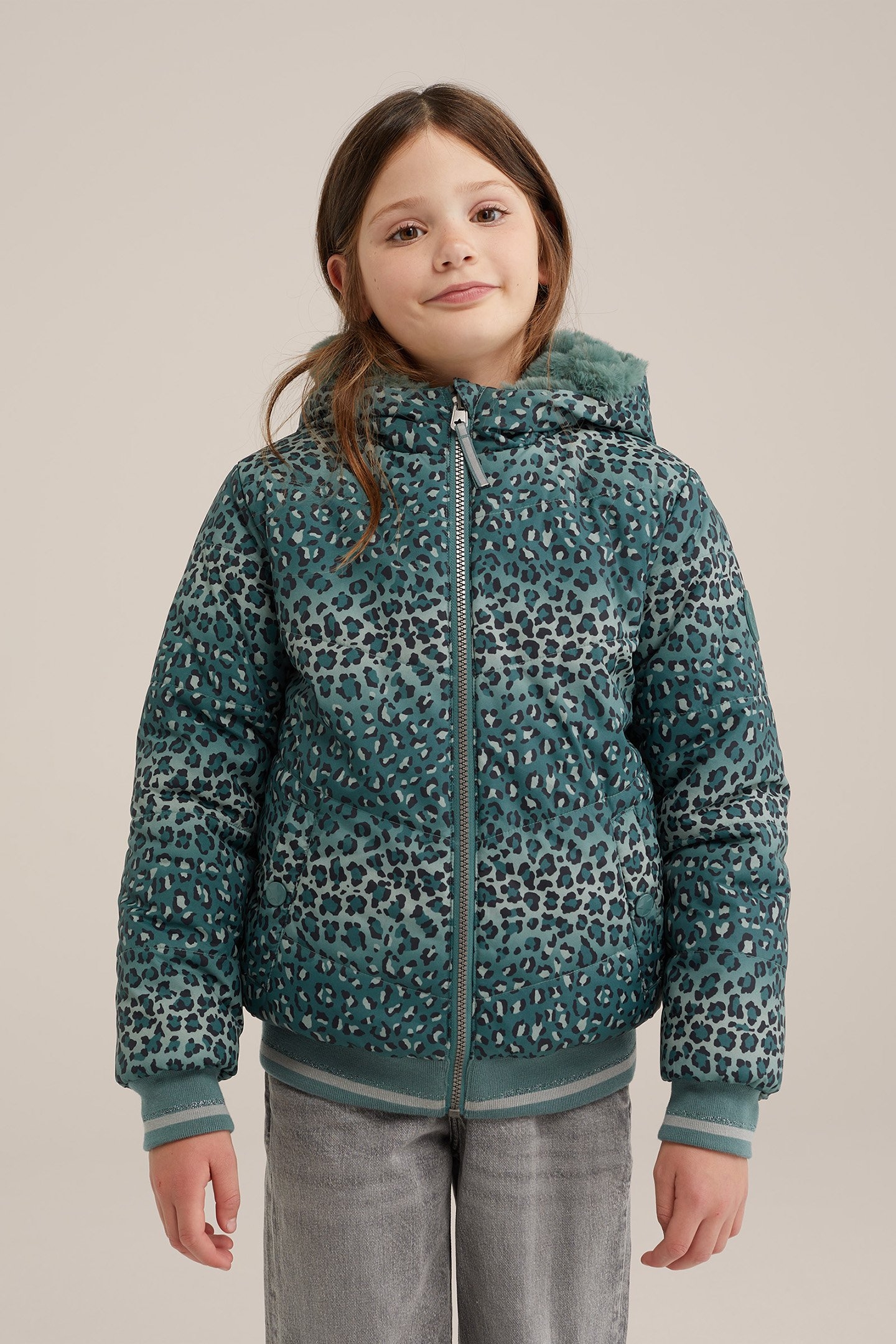 JACKET REVERSIBLE BOMBER GREEN BLUE 3