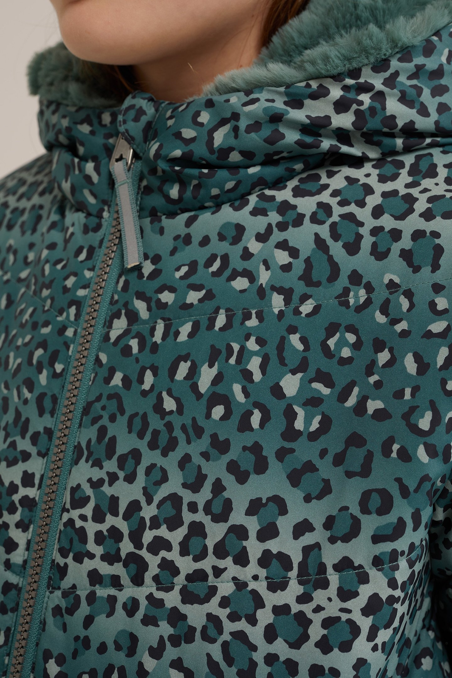 JACKET REVERSIBLE BOMBER GREEN BLUE 6