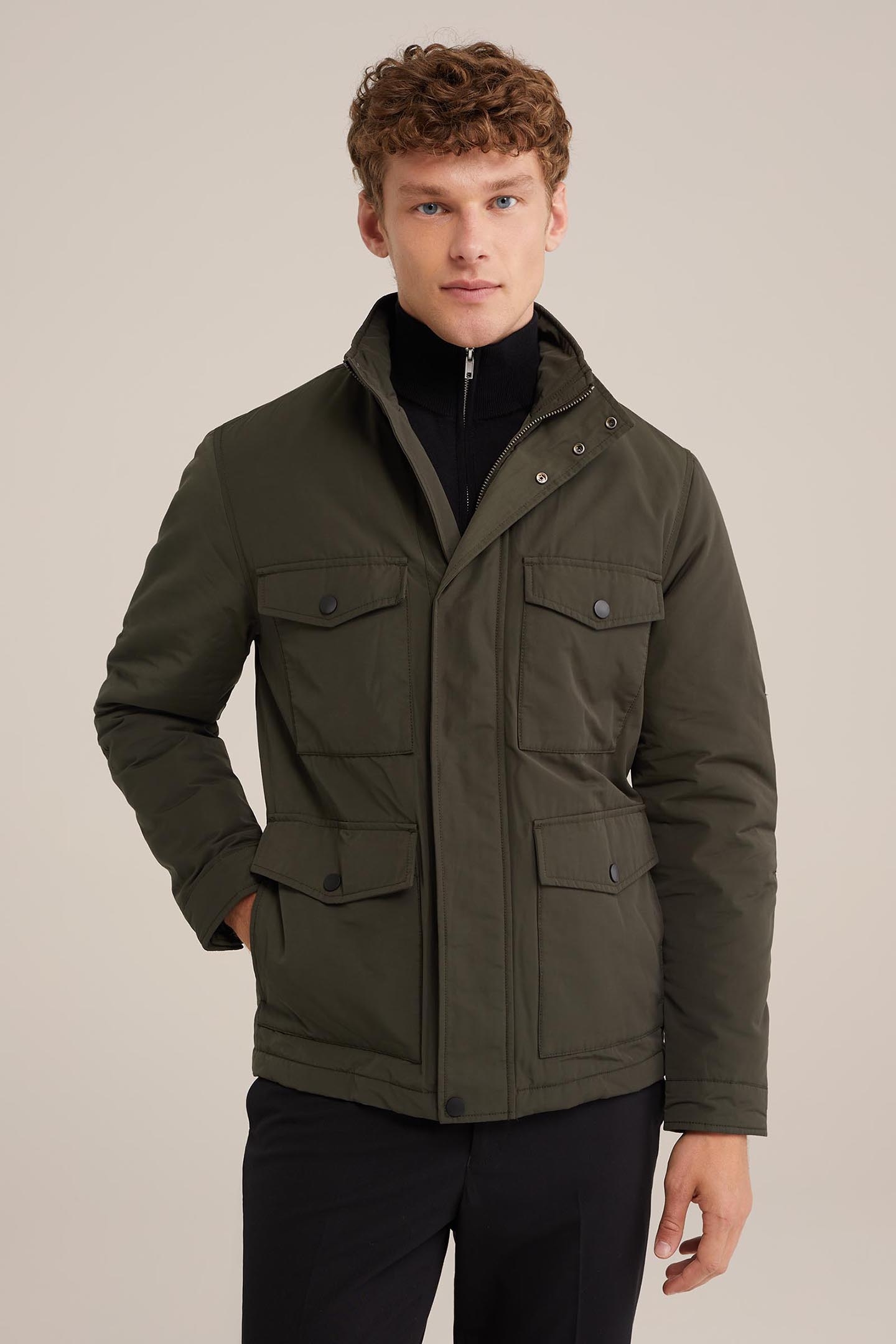 JACKET NORMAL LENGTH DARK GREEN 1