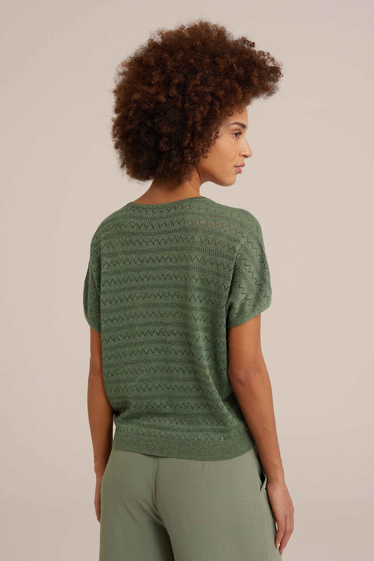 KNITTED PULLOVER GREEN 2