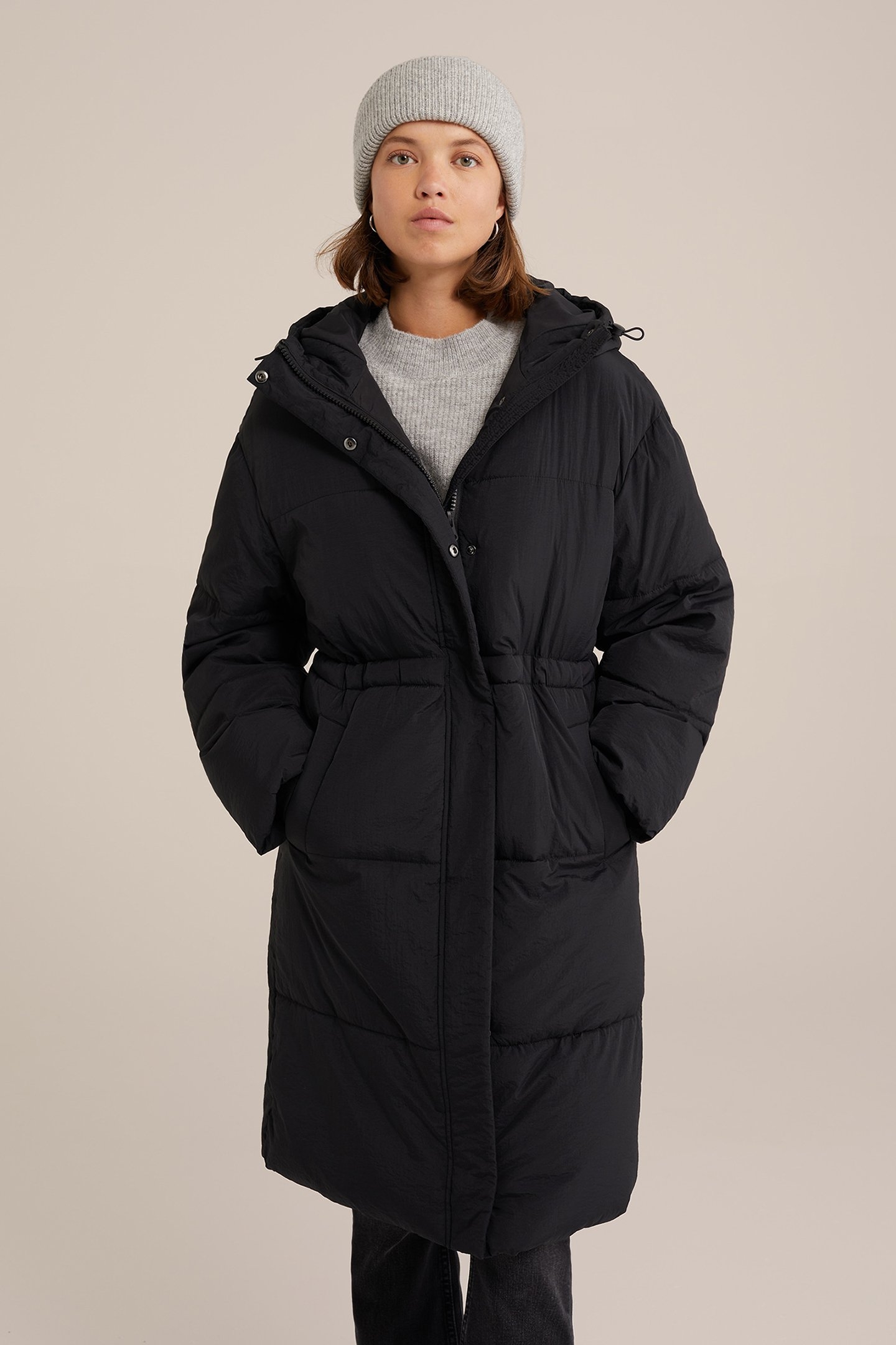 JACKET LONG LENGTH BLACK 1