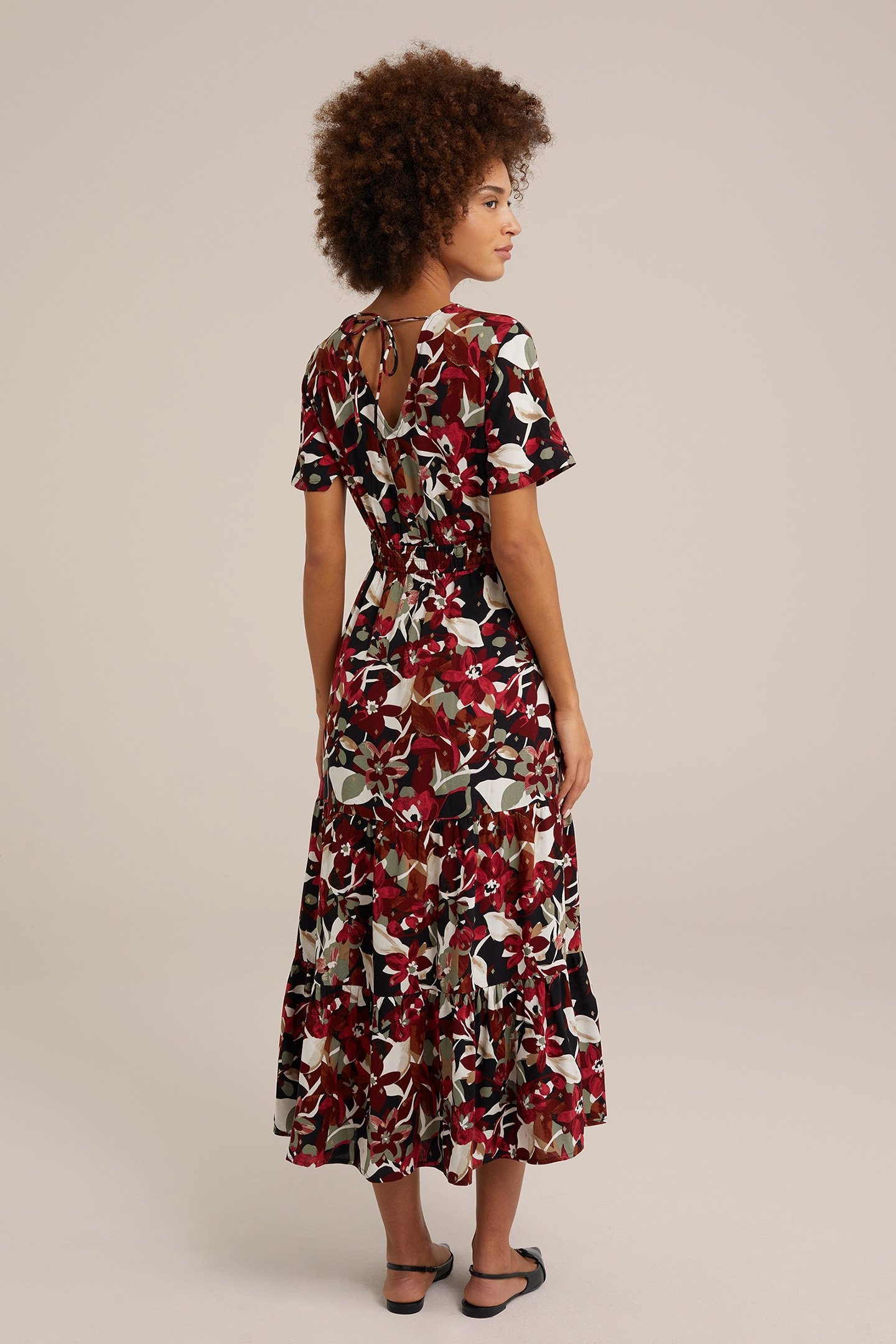 DRESS MAXI LENGTH MULTI-COLOURED 2