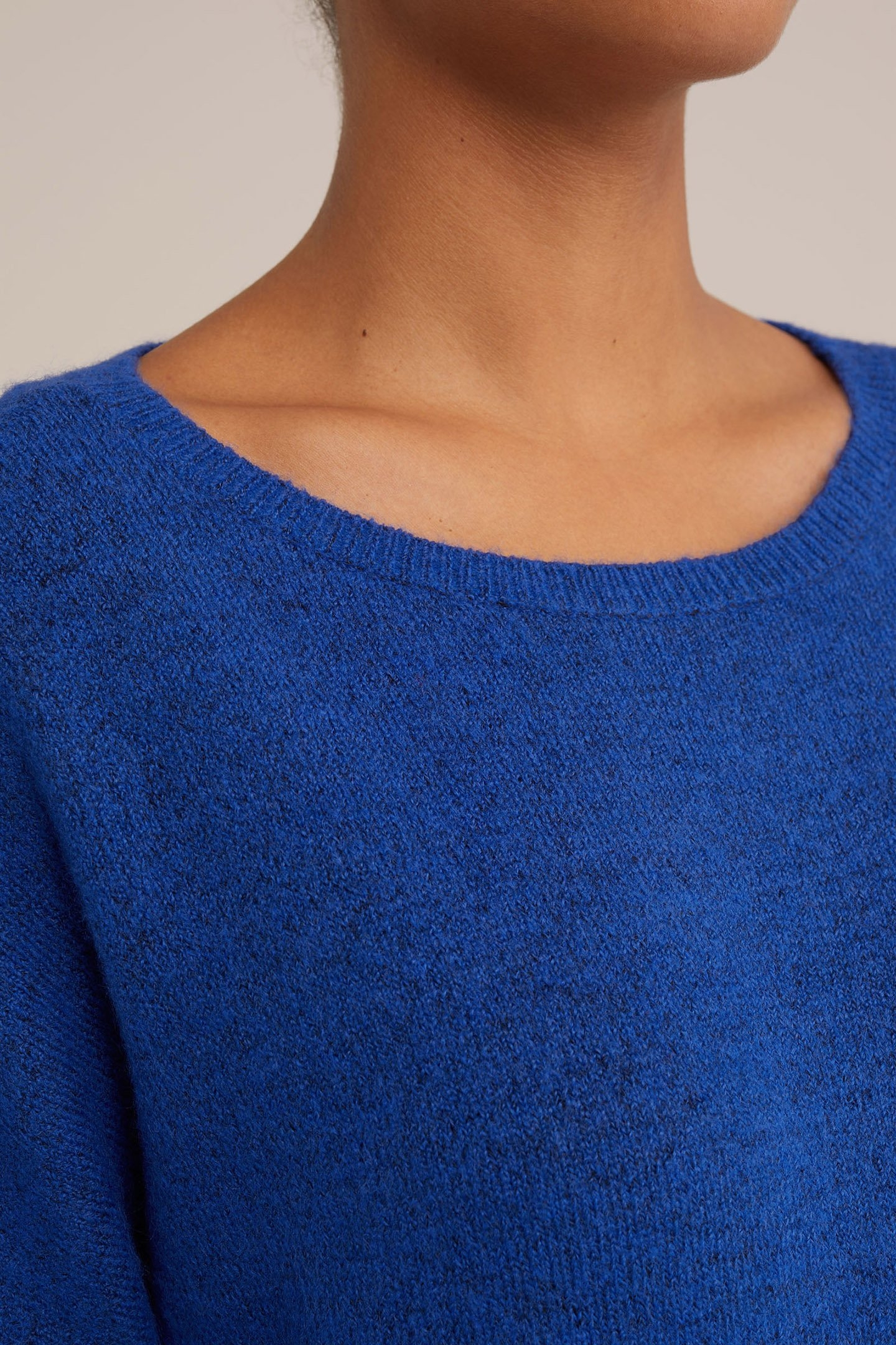 KNITTED PULLOVER COBALT BLUE 5