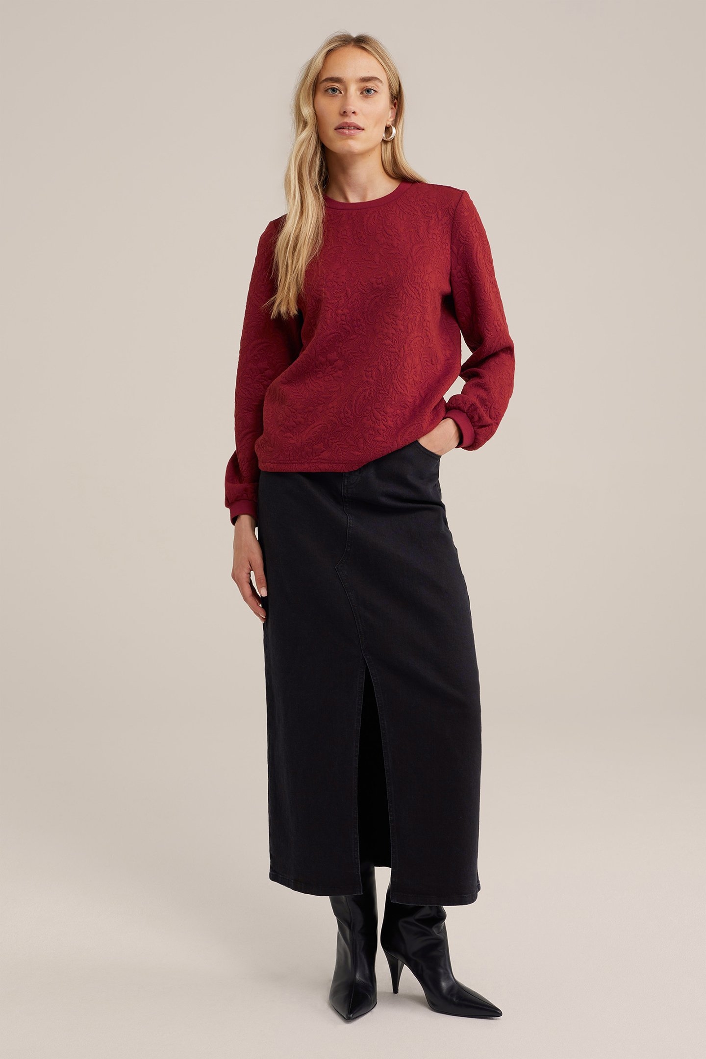 SWEATER VINTAGE RED 3