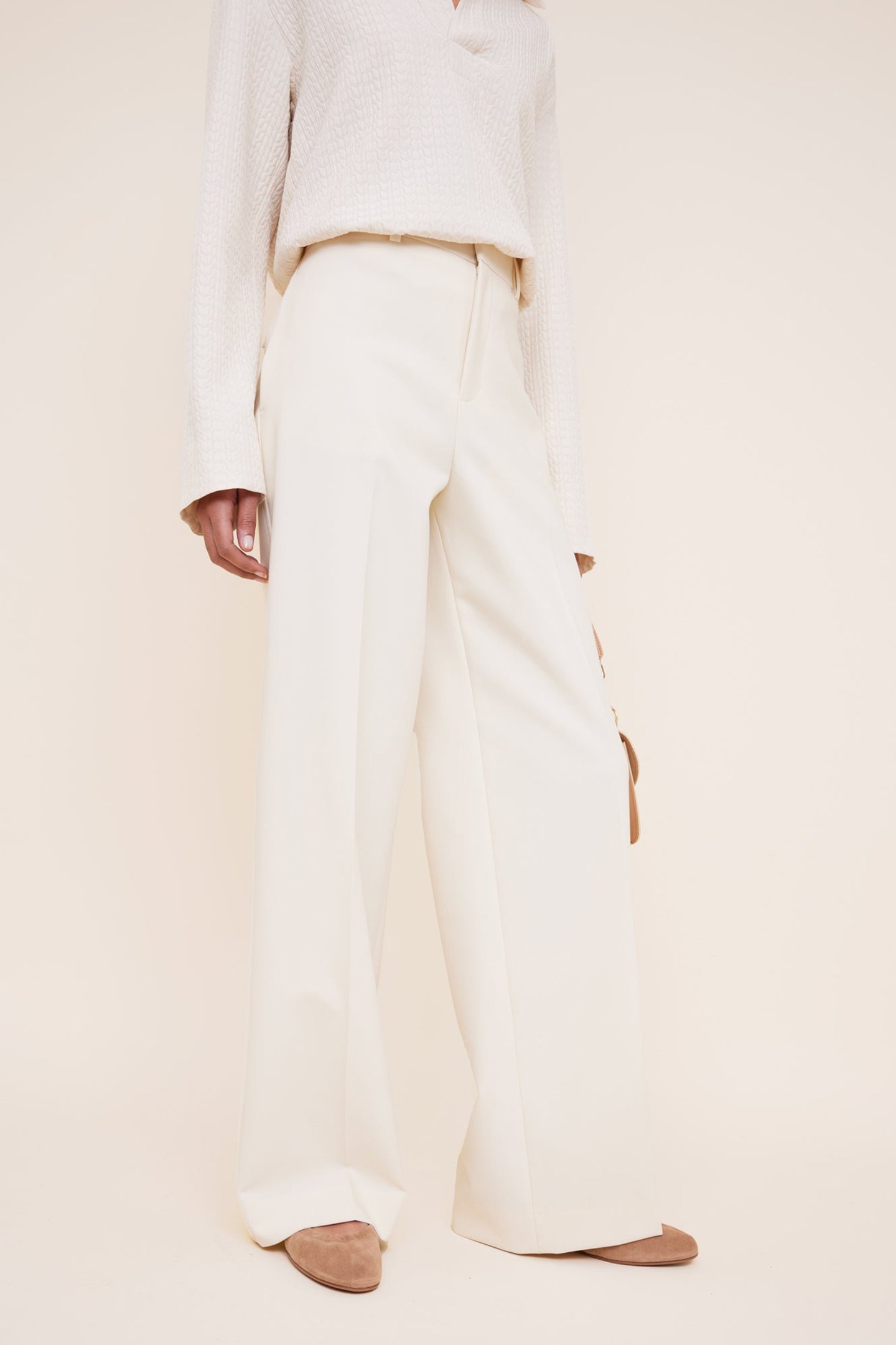 STRAIGHT LEG TROUSERS TURTLEDOVE 1