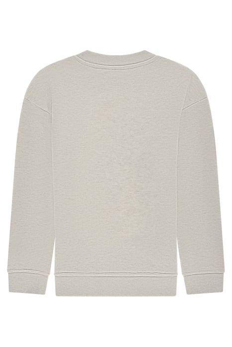 ZIP SLEEVE SWEATSHIRT CREAM MELANGE 2