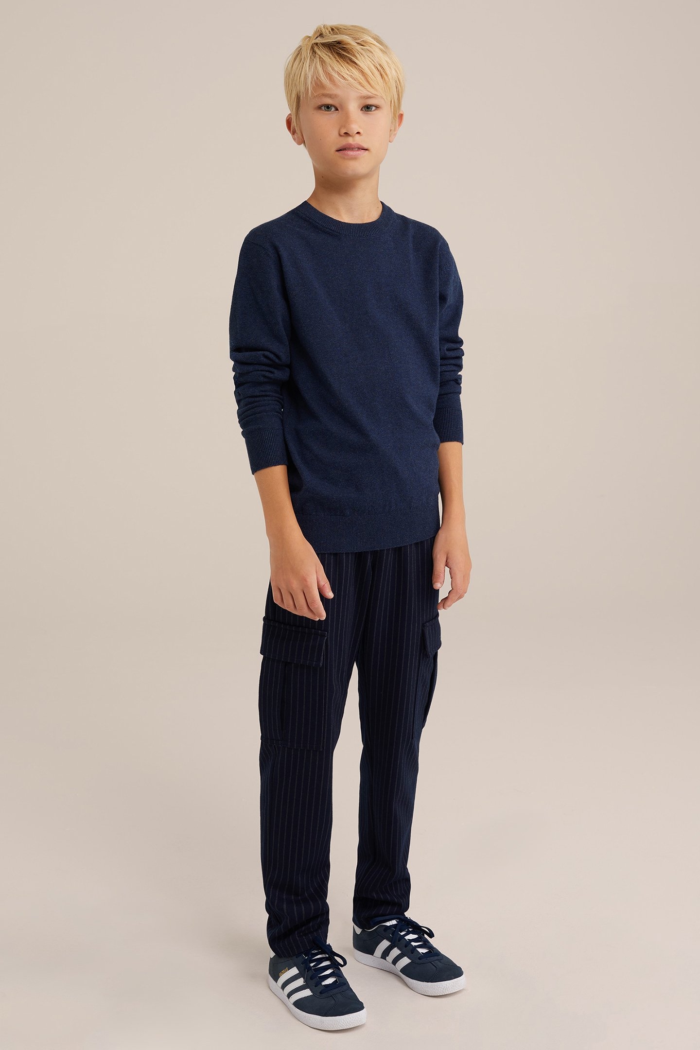 CARGO PANTS NAVY BLUE 2