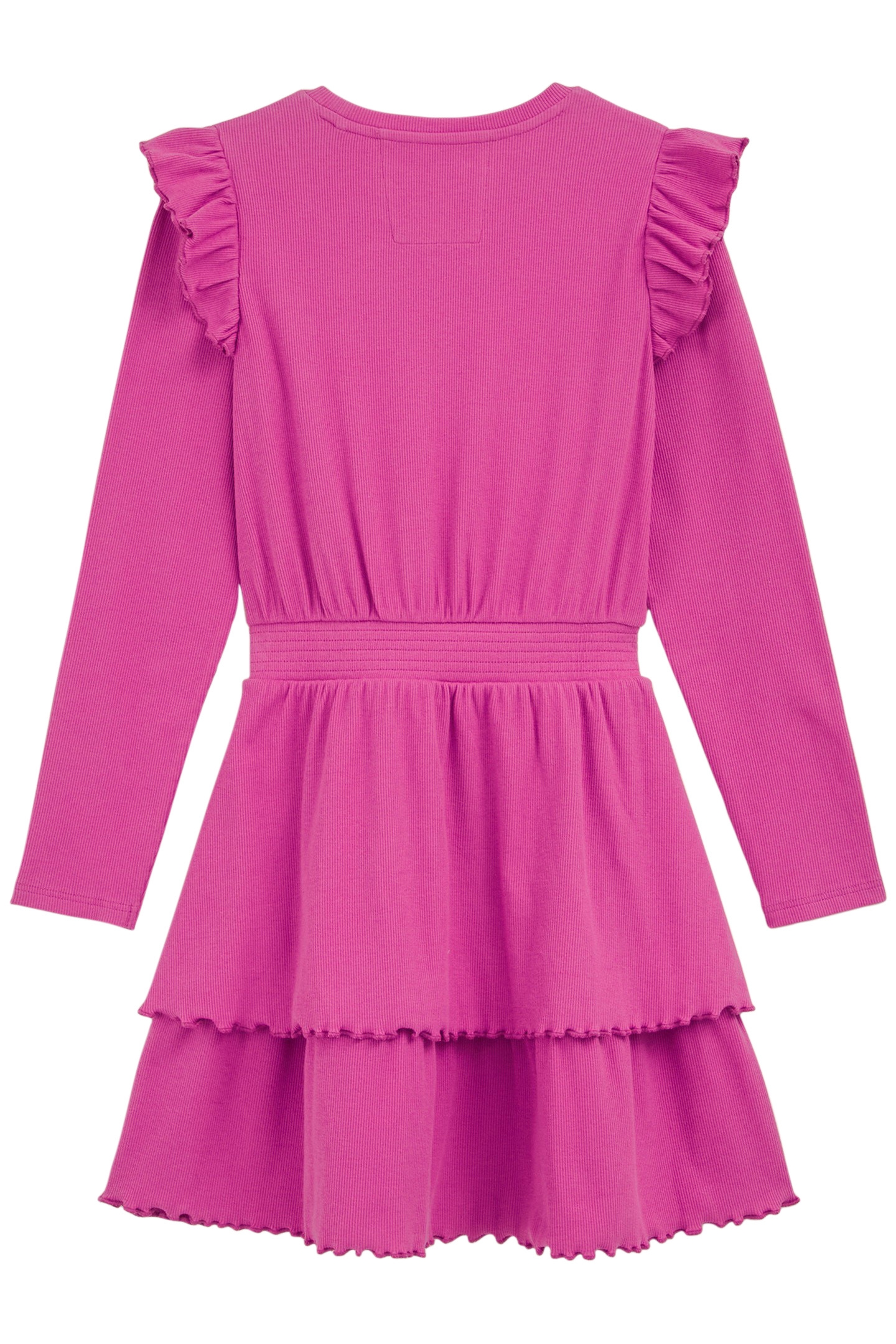 DRESS MID LENGTH BRIGHT PINK 4