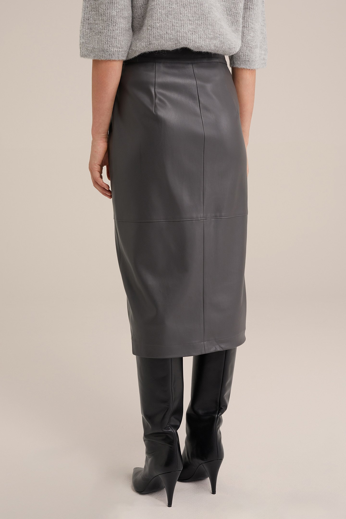 SKIRT PENCIL DARK GREY 2