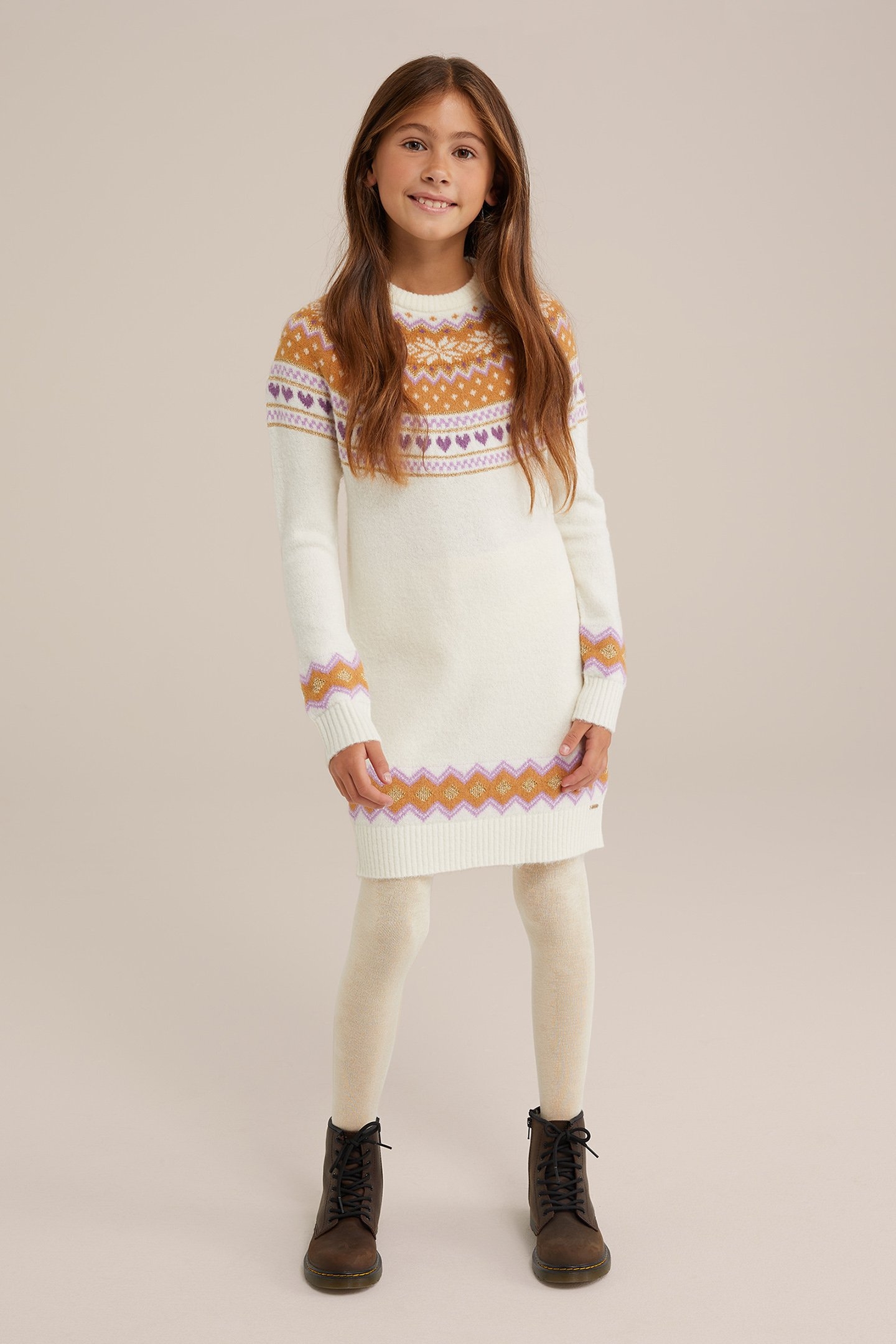 DRESS MID LENGTH MULTI-COLOURED 1