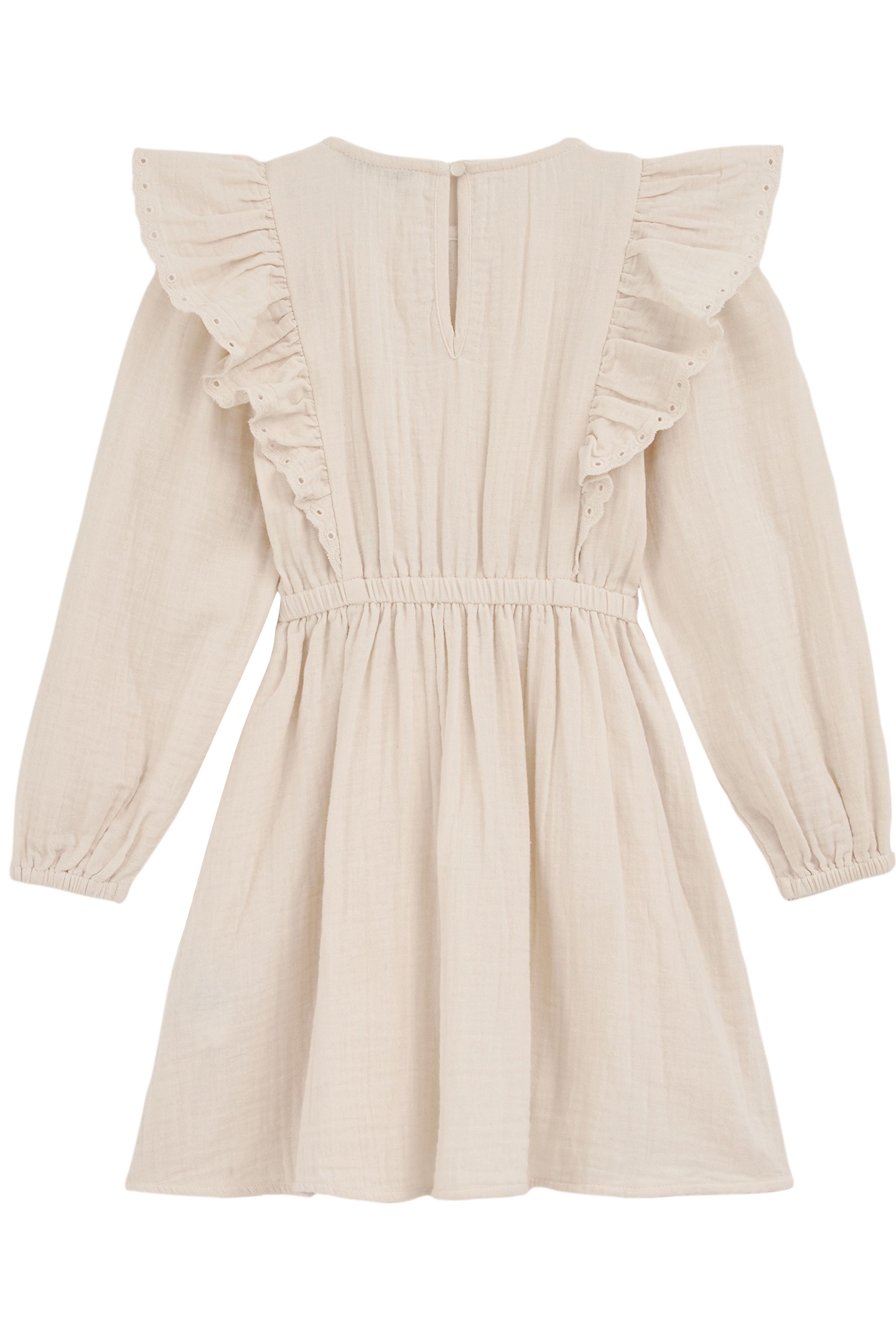 DRESS MID LENGTH BEIGE 3