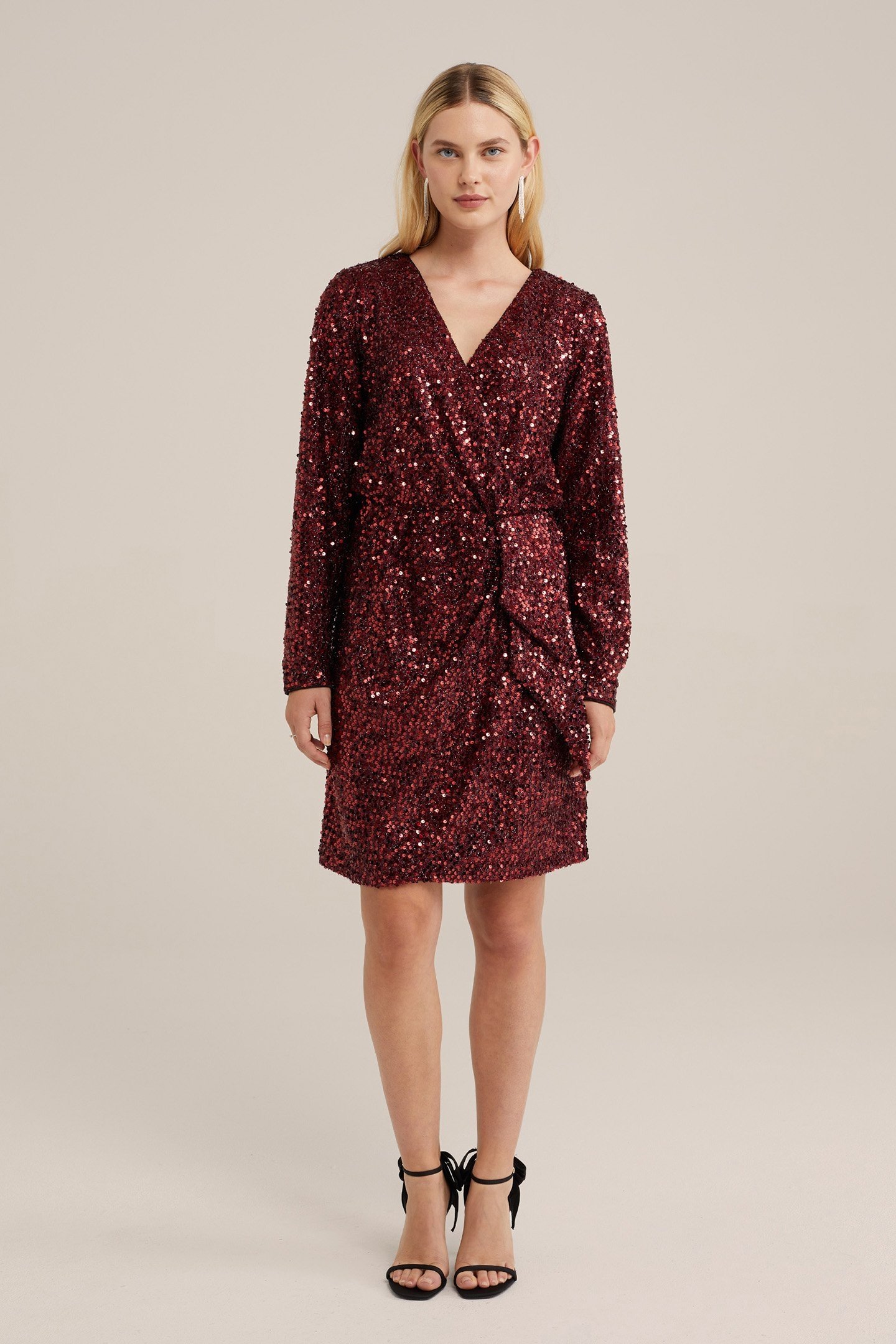 DRESS SHORT VINTAGE RED 2