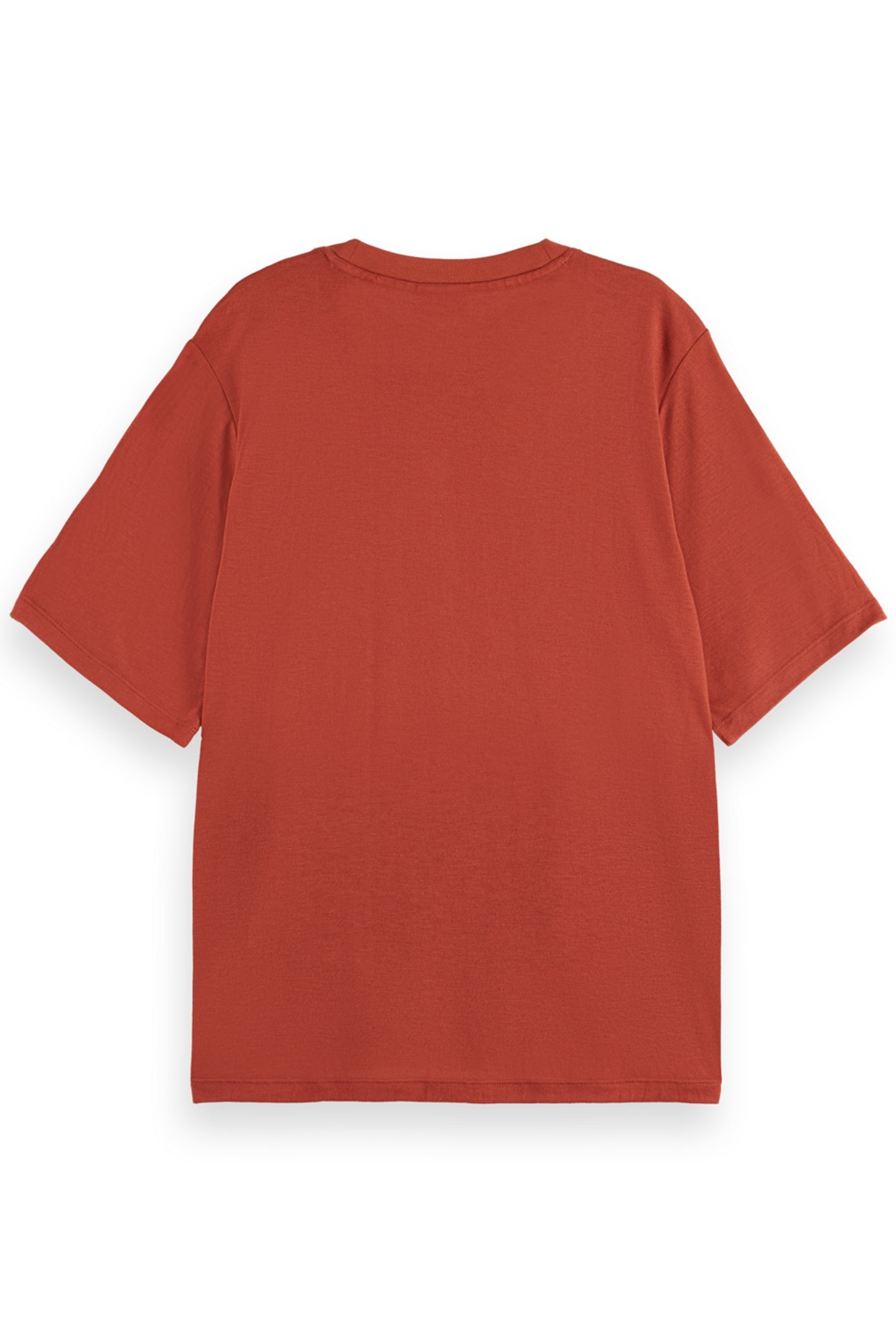 BURN OUT ARTWORK RELAXED FIT T-SHIRT RUST 2