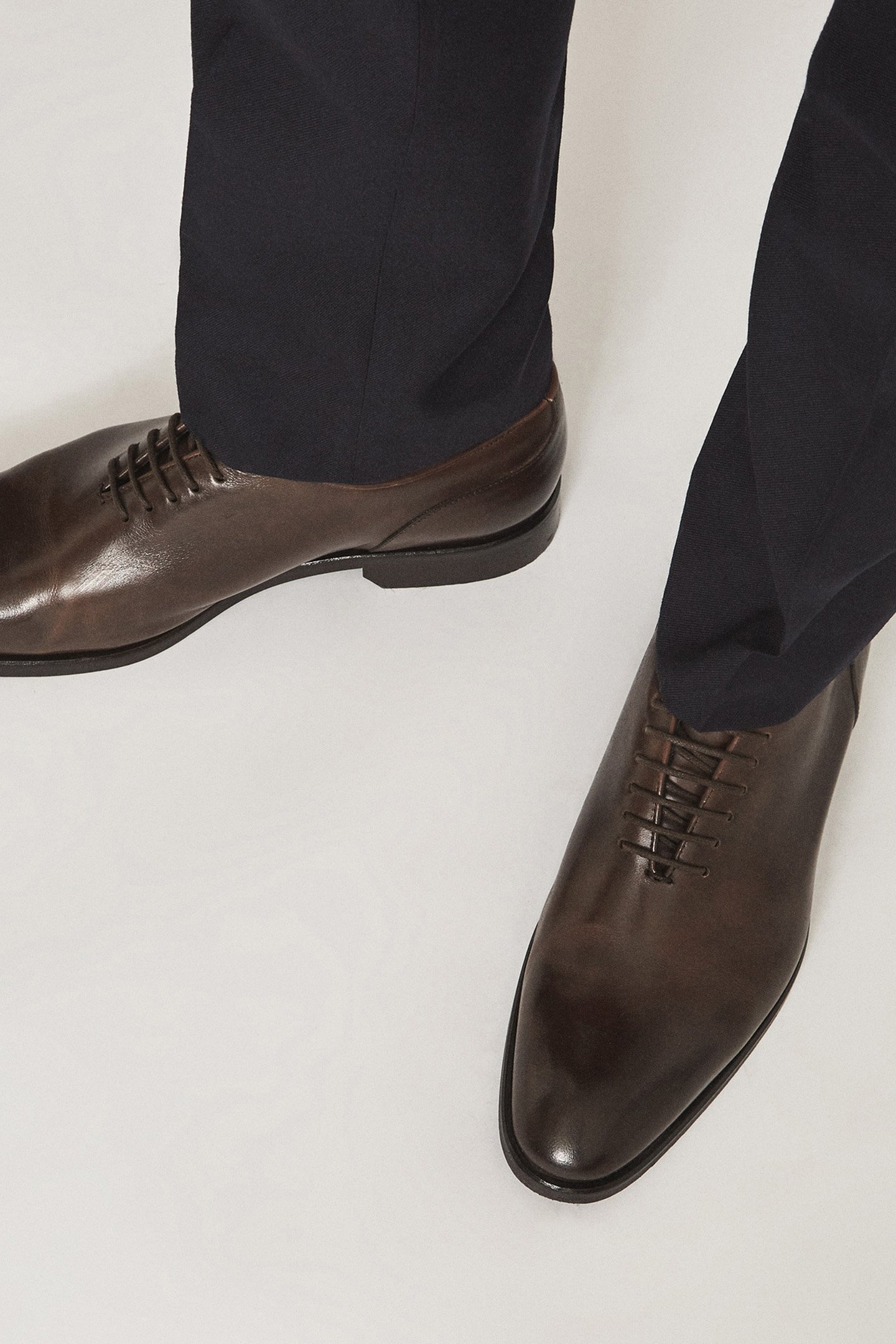 BAY-LACE UP FORMAL SHOE DARK BROWN 2