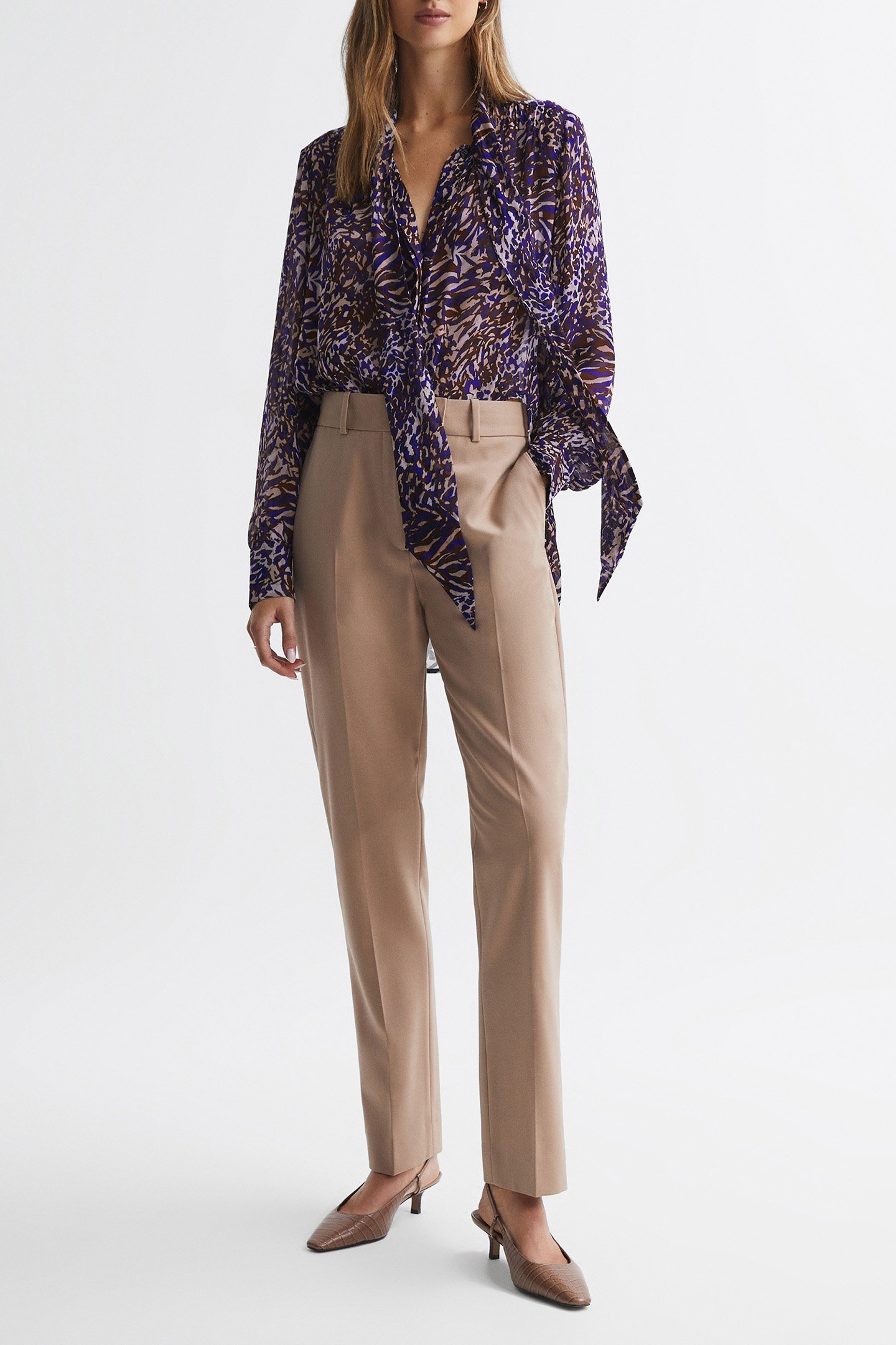 TORA-ANIMAL PRINT NECK TO BLUE 1