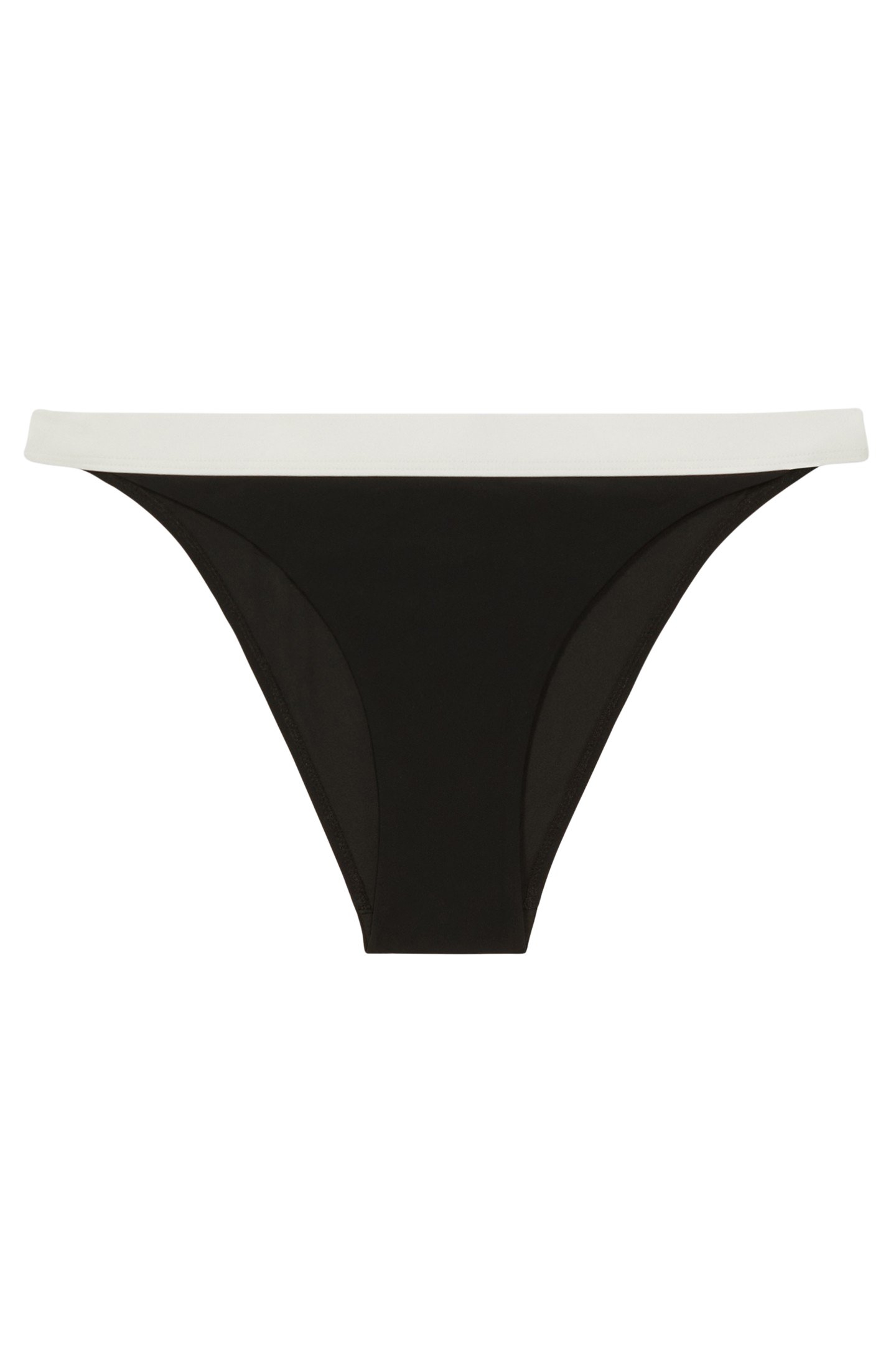 COL BLOCK BIKINI BOTTOM BLACK/WHITE 3