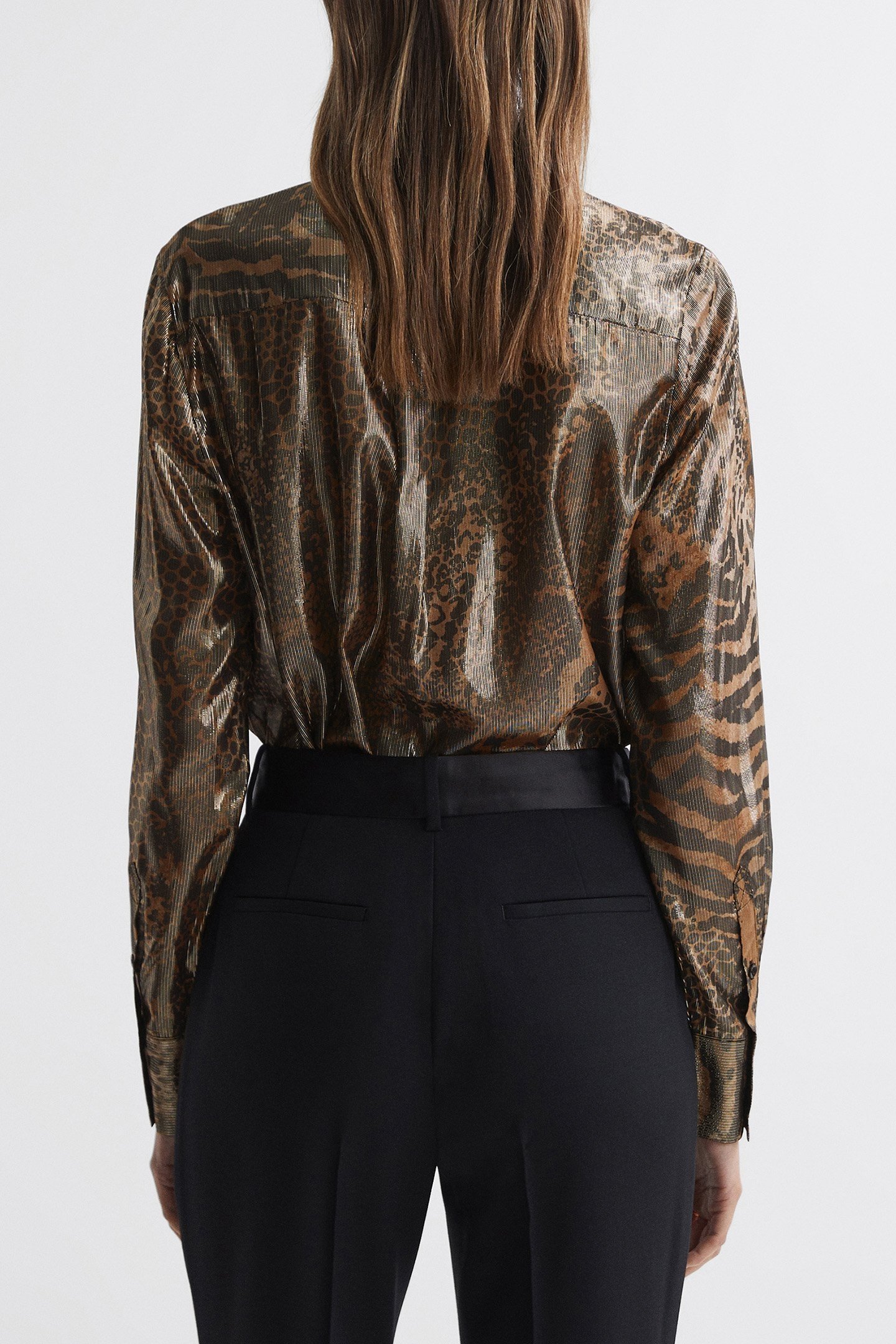 METALLIC BLOUSE GOLD 2