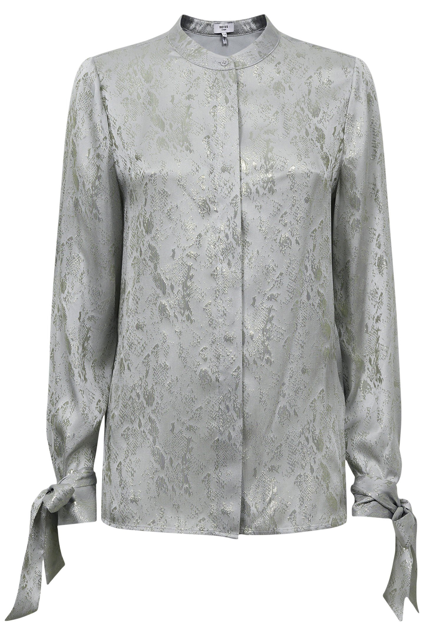 METALLIC BLOUSE SILVER 5