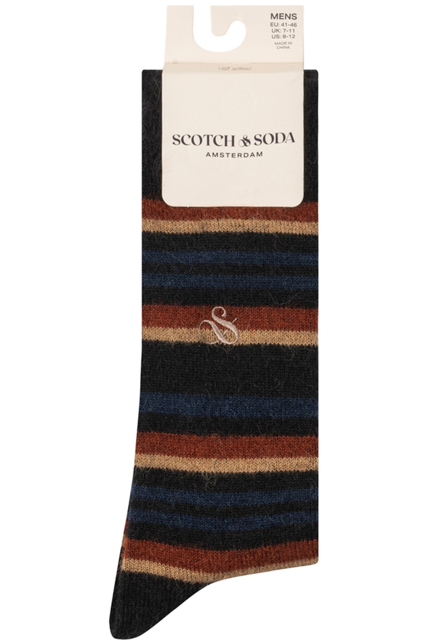 1PK MENS NON TERRY CREW BLACK 2