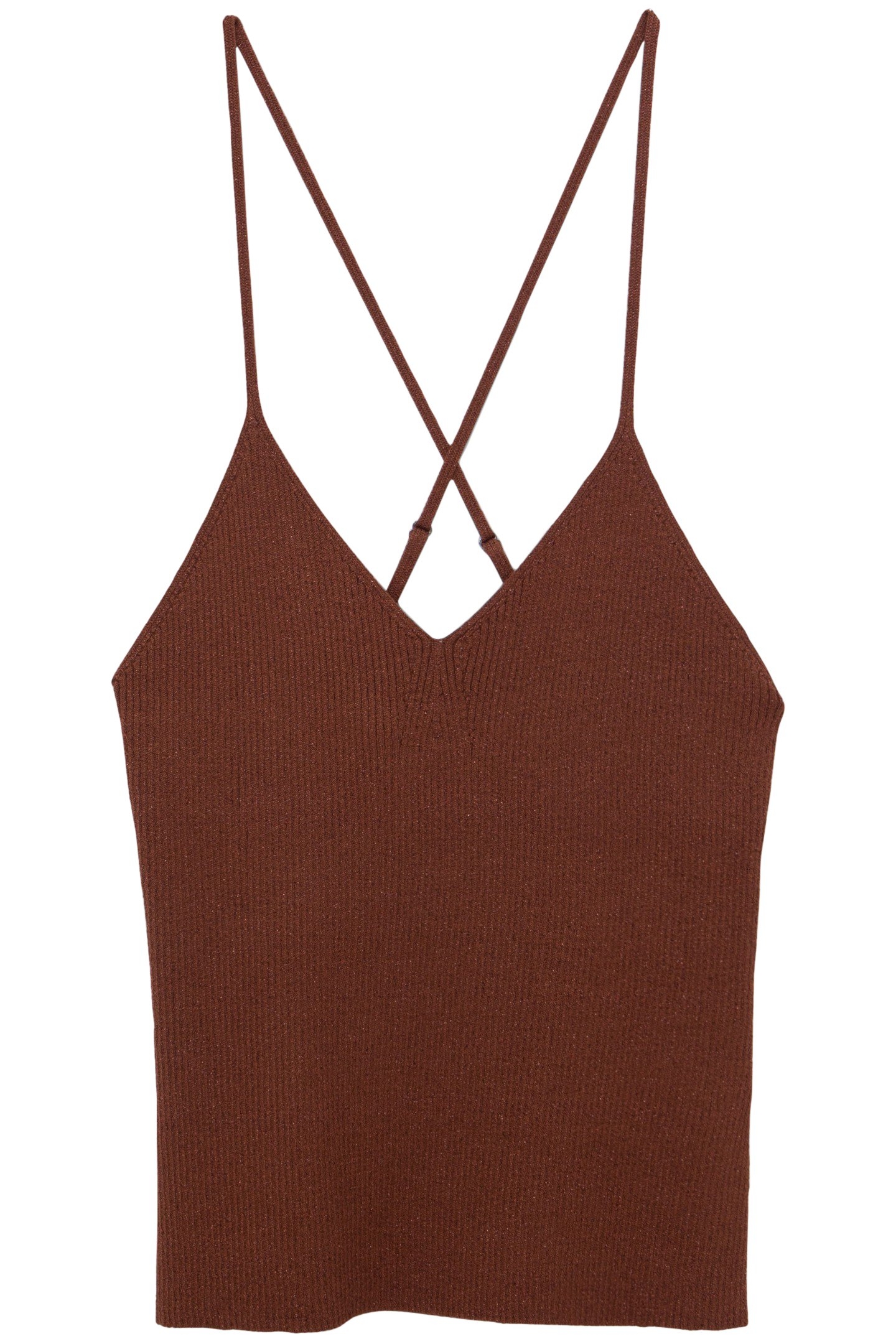 PURE EDITION – MAHOGANY LUREX KNIT TWIN SET 5