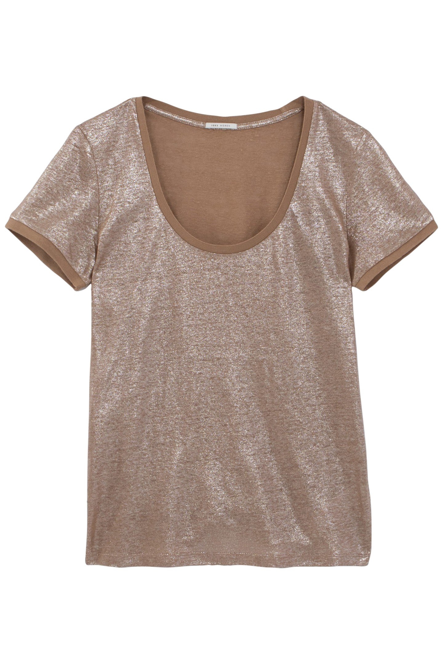 SESAME GLITTERY SOFT LINEN T-SHIRT 4