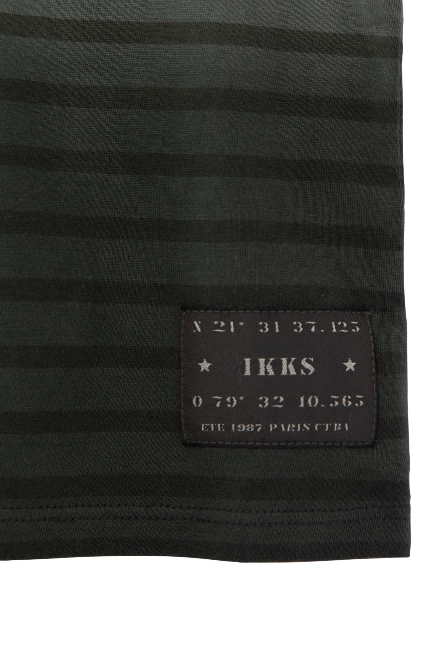 BOYS’ KHAKI T-SHIRT WITH STRIPES ON A DEEP-DYE EFFECT 5