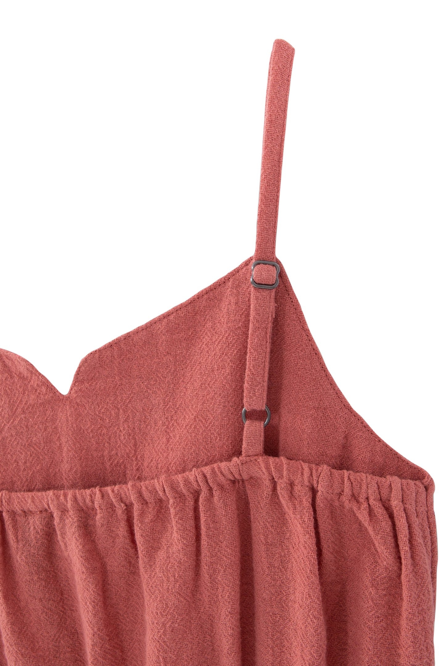 GIRLS’ TERRACOTTA EMBROIDERED JUMPSUIT 4