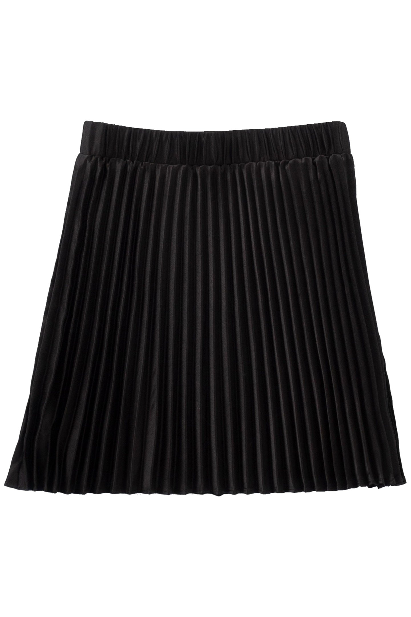 GIRLS’ BLACK PLEATED SHORT SKIRT 1