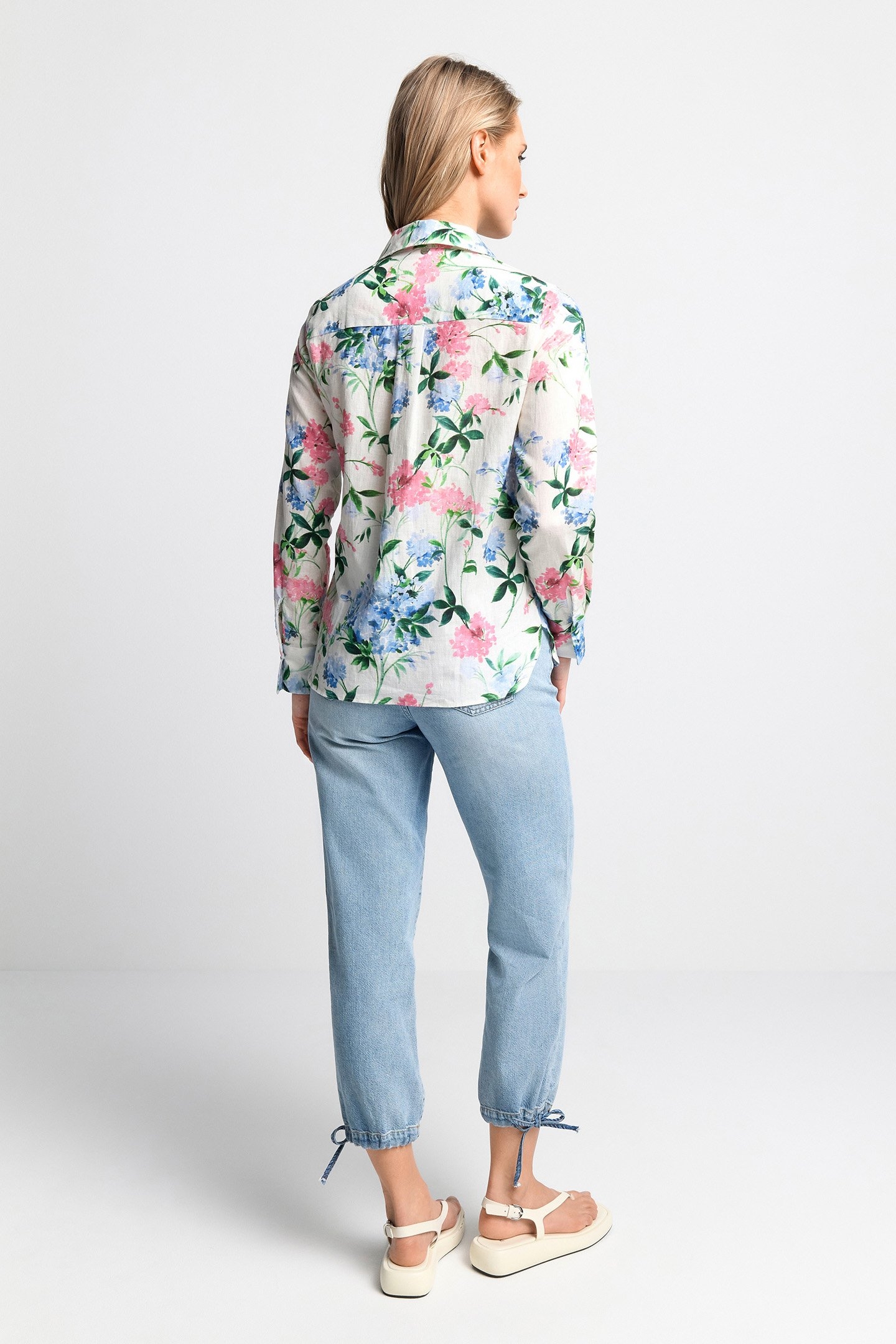 PRINTED BLOUSE SUSTAINABLE WHISPER WHITE 3