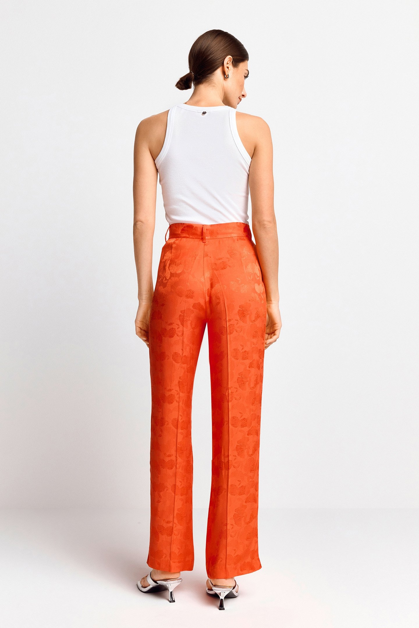 JACQUARD PANTS CHERRY TOMATO 2