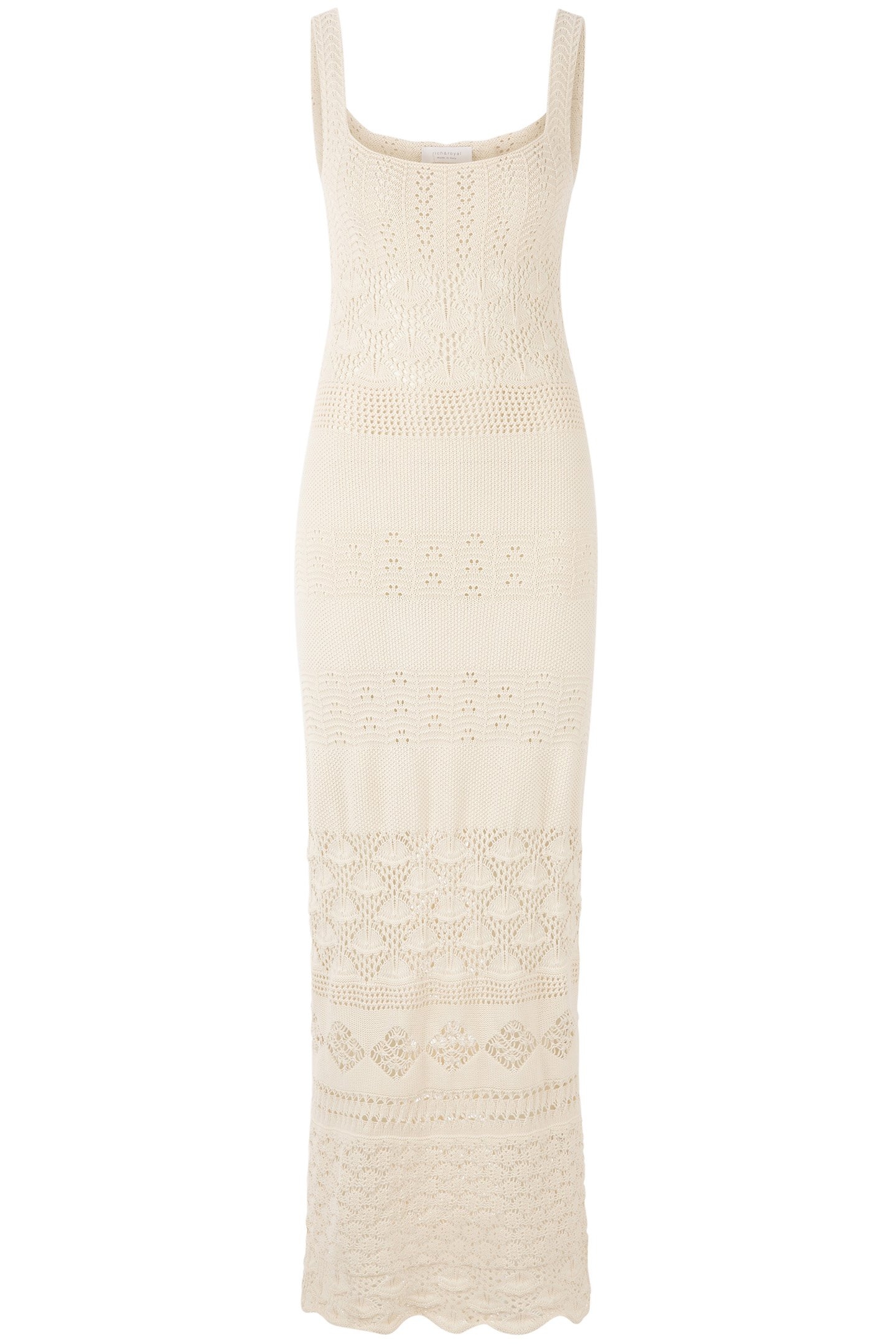 CROCHET KNIT DRESS WHISPER WHITE 3